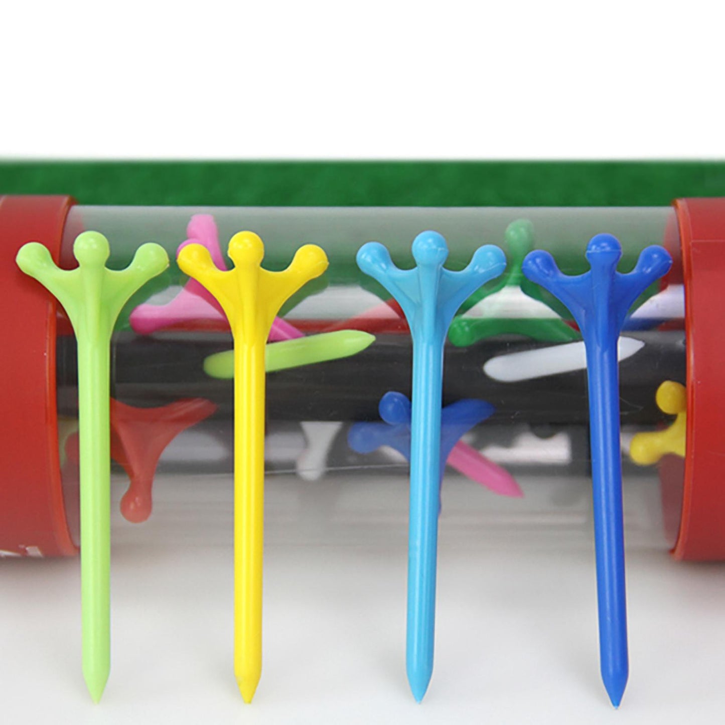 10Pcs Professional Golf Tees Ball Holder Golf Practice Unbreakable Plastic