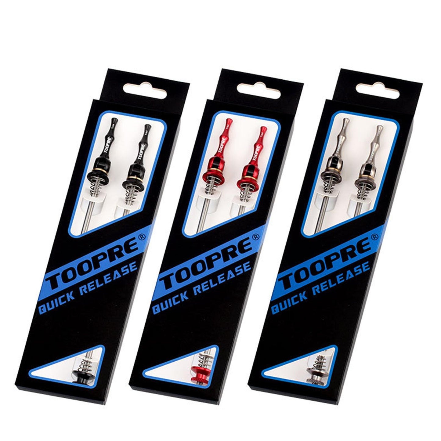 2 Pieces Bike Quick Release Skewers Set 100mm 135mm Mountain Bicycle Red