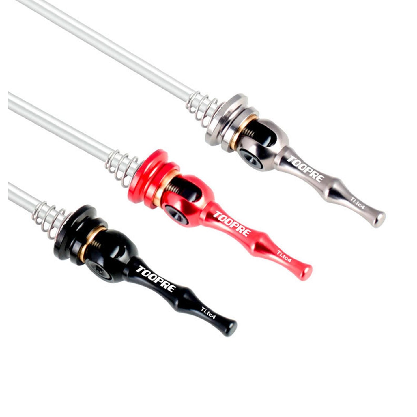 2 Pieces Bike Quick Release Skewers Set 100mm 135mm Mountain Bicycle Black