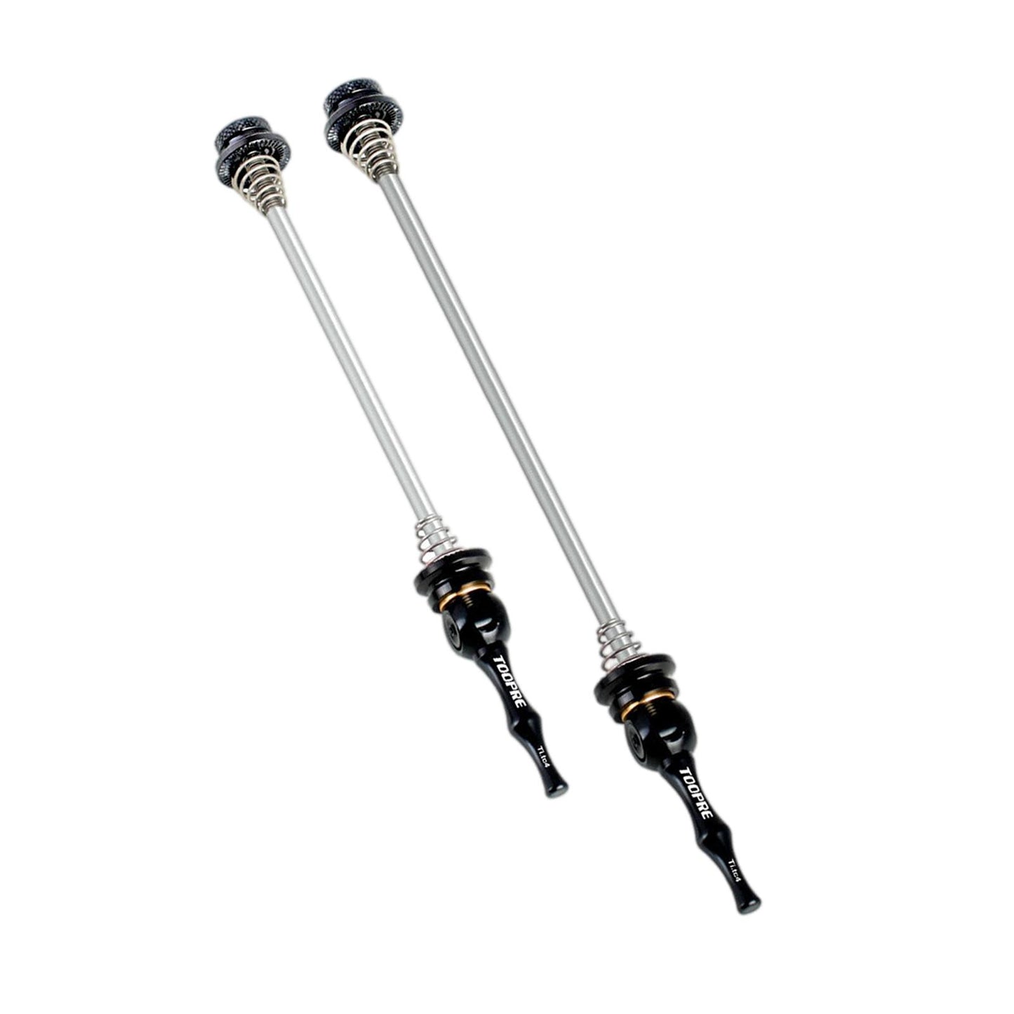 2 Pieces Bike Quick Release Skewers Set 100mm 135mm Mountain Bicycle Black