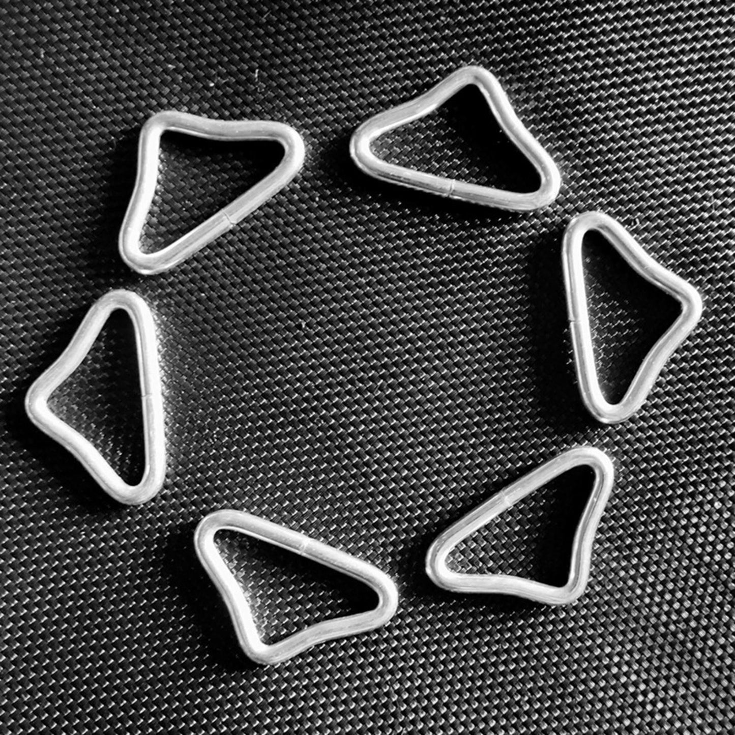 10X Triangle Ring Buckles Accessories V Shaped Ring for Kids Trampoline 10PCS Ring ONLY