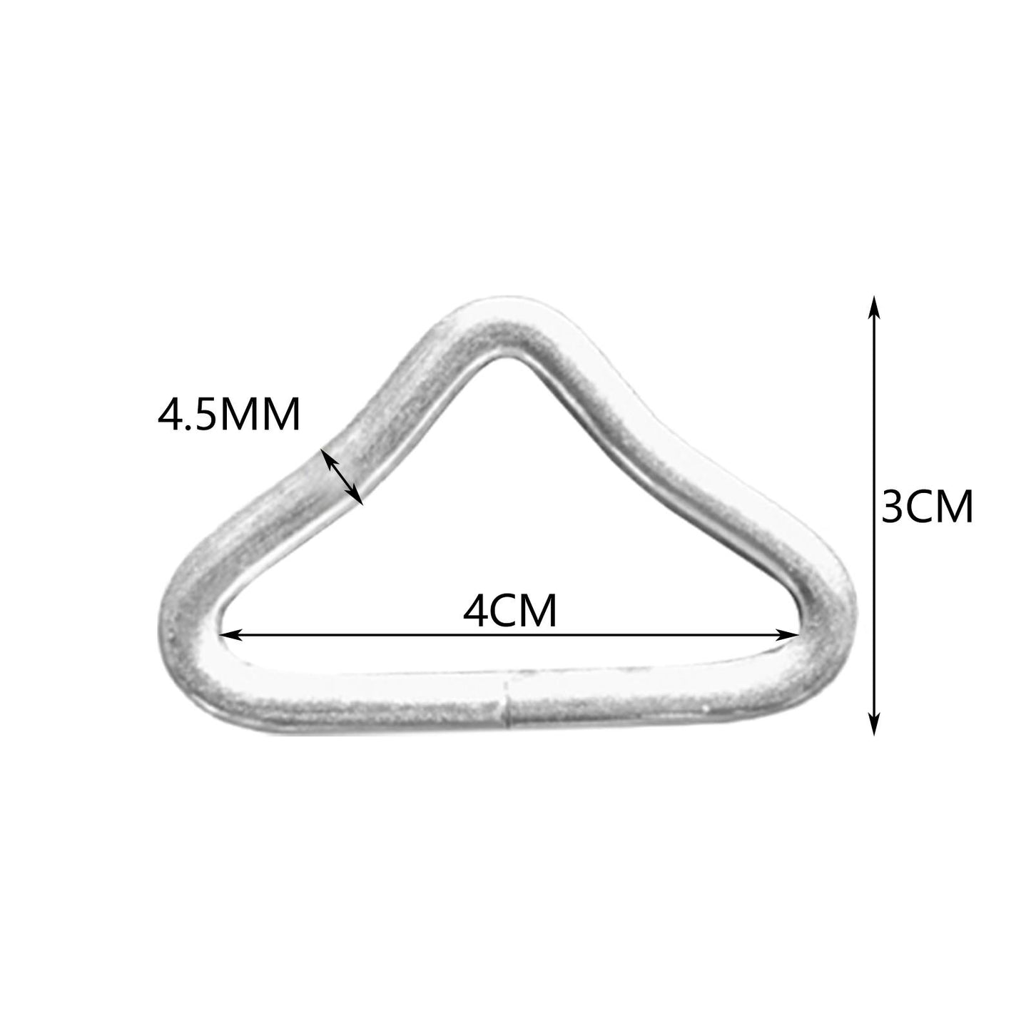 10X Triangle Ring Buckles Accessories V Shaped Ring for Kids Trampoline 10PCS Ring ONLY