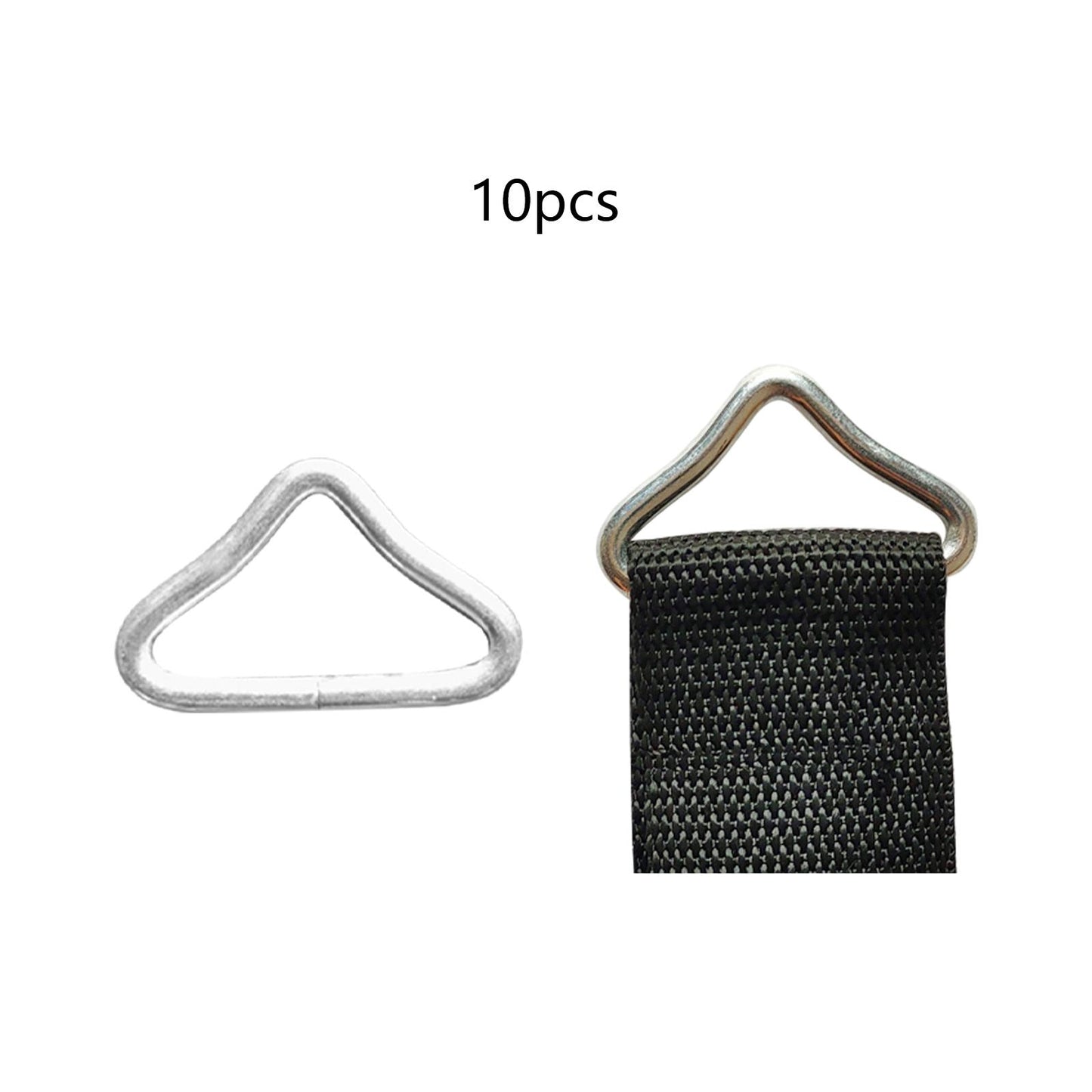 10X Triangle Ring Buckles Accessories V Shaped Ring for Kids Trampoline 10PCS Ring ONLY