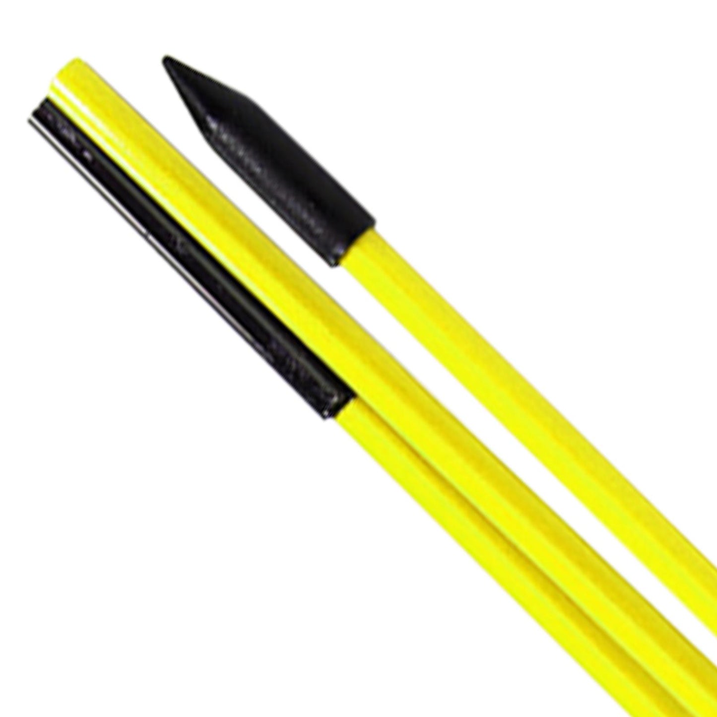2Pack Golf Alignment Rods Golf Swing Trainer Sticks Golf Training Equipment Yellow