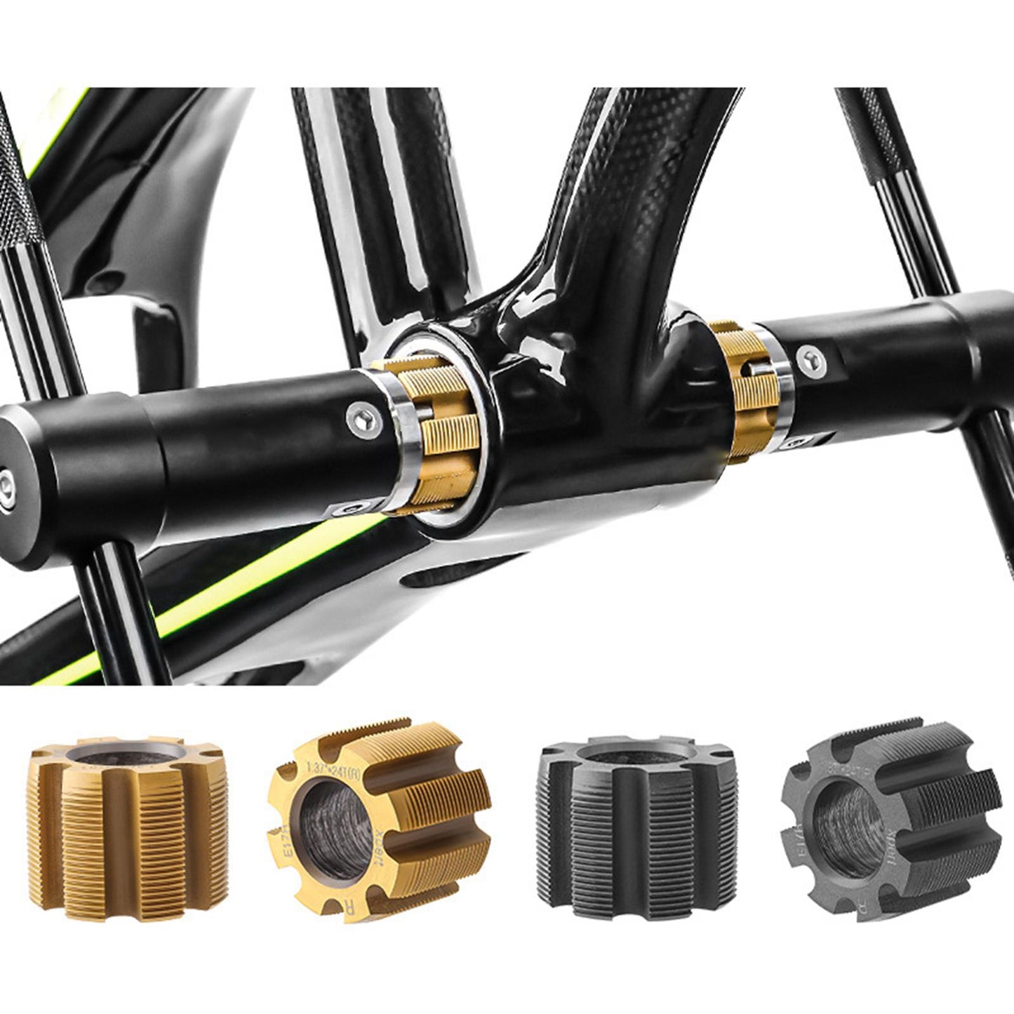 2Pcs Bottom Bracket Thread Tapping Tool BC 1.37x24T Starter Edition