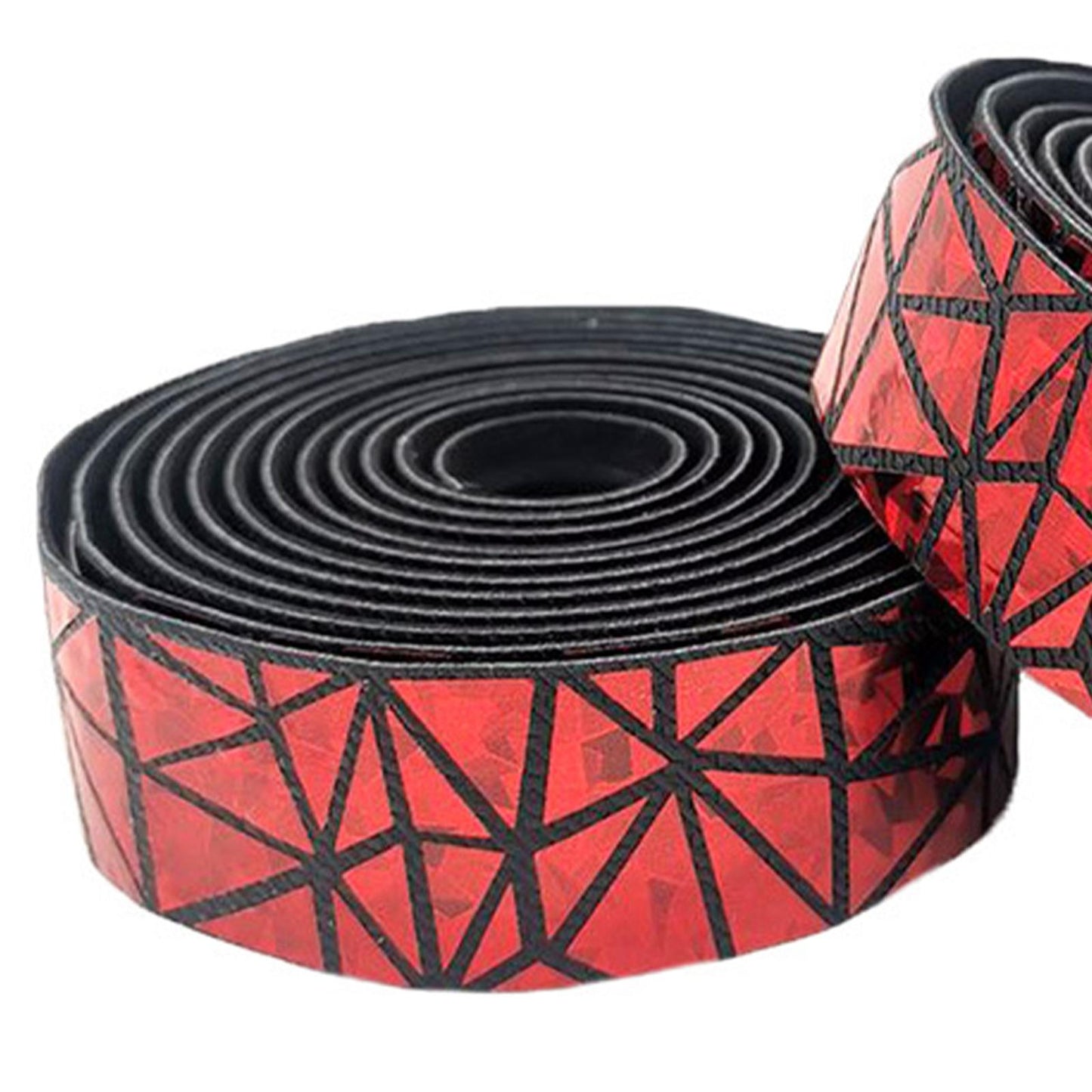 2Pcs Bike Handlebar Tape Anti Vibration Cycling Tapes Comfortable  Red