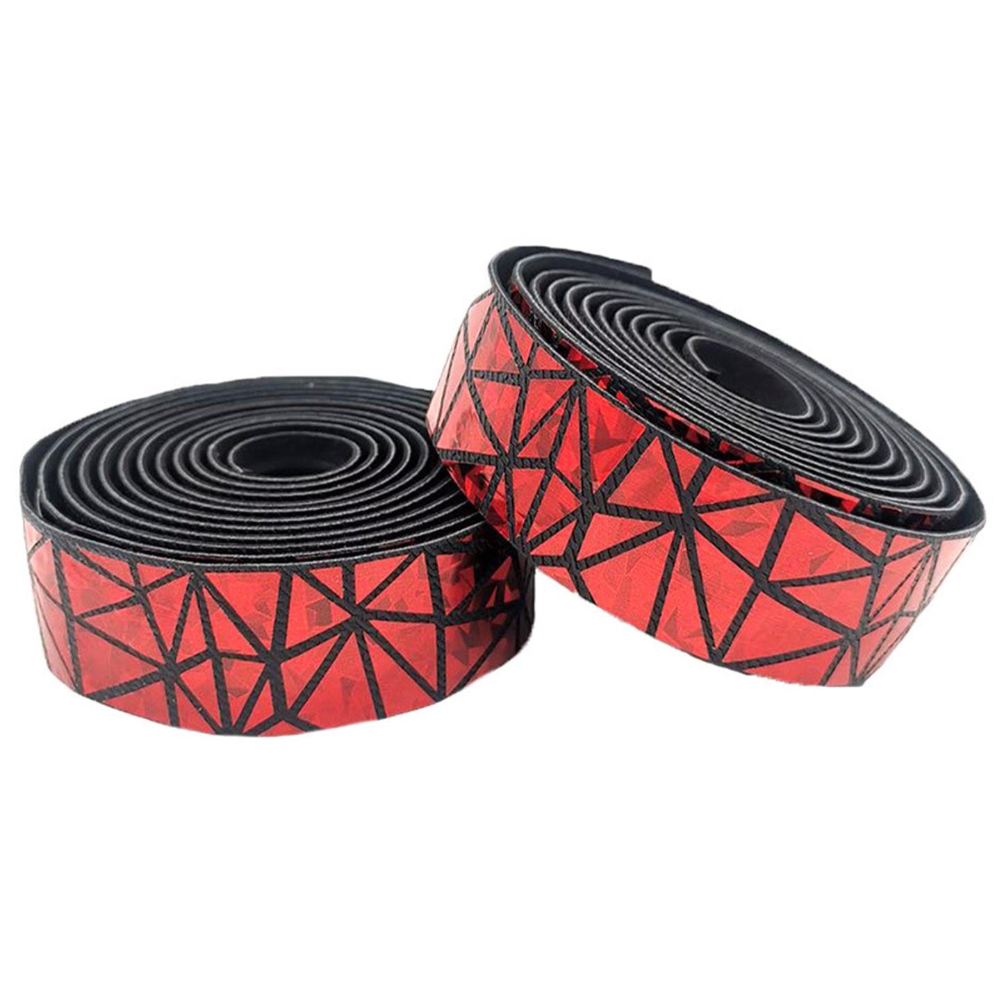 2Pcs Bike Handlebar Tape Anti Vibration Cycling Tapes Comfortable  Red