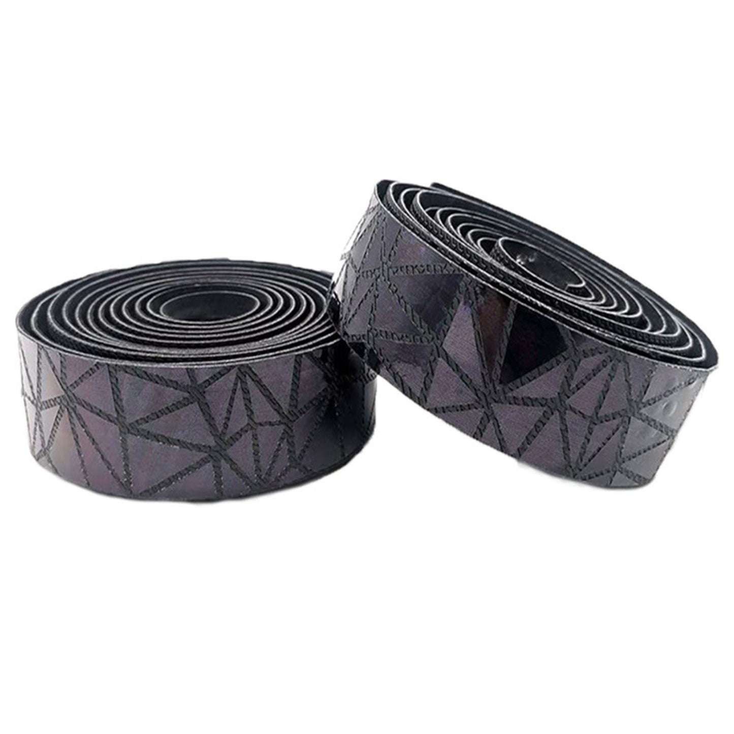 2Pcs Bike Handlebar Tape Anti Vibration Cycling Tapes Comfortable  Black