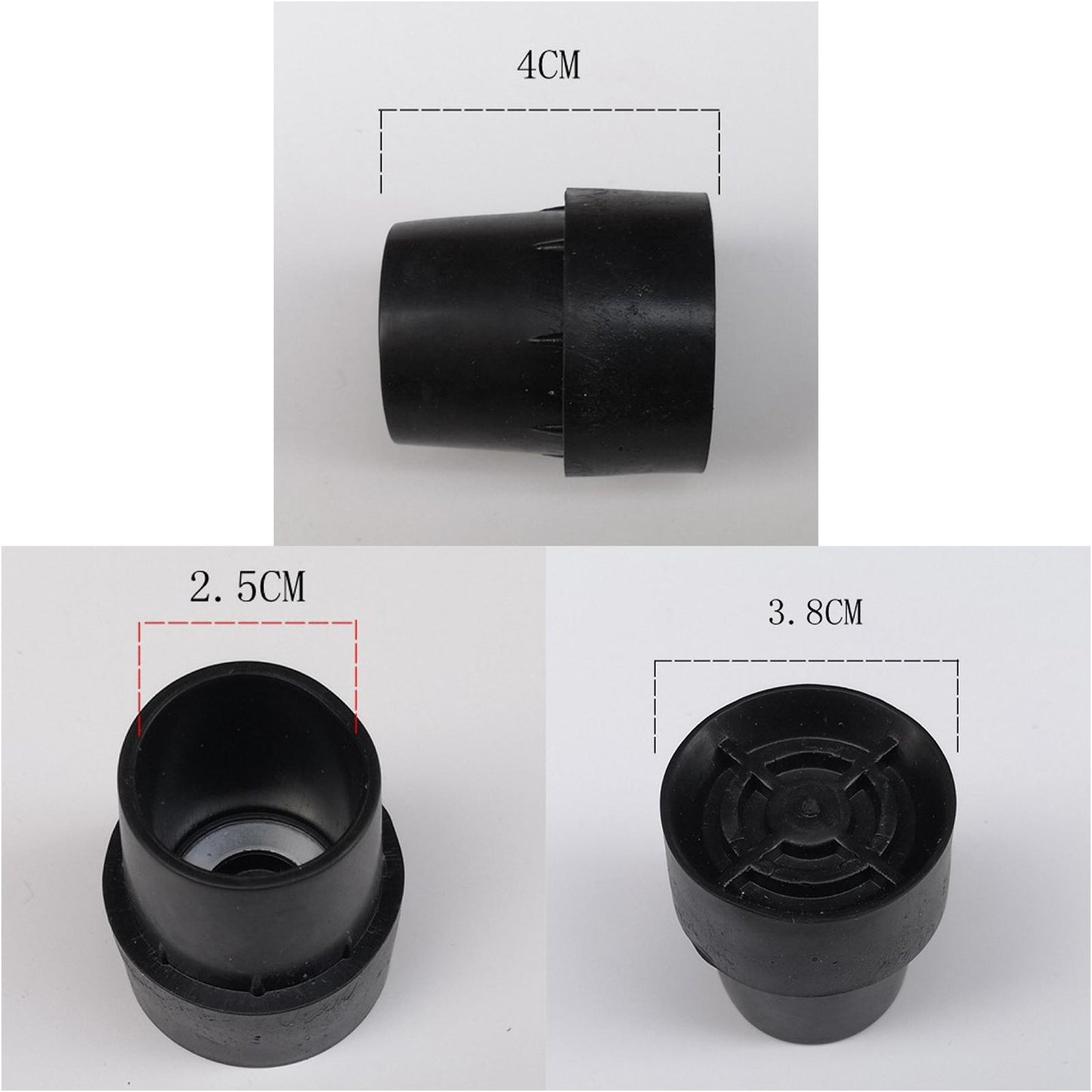 12Pcs Trampoline Leg Cover Feet Cover Pad Rubber Protector for Round Tube