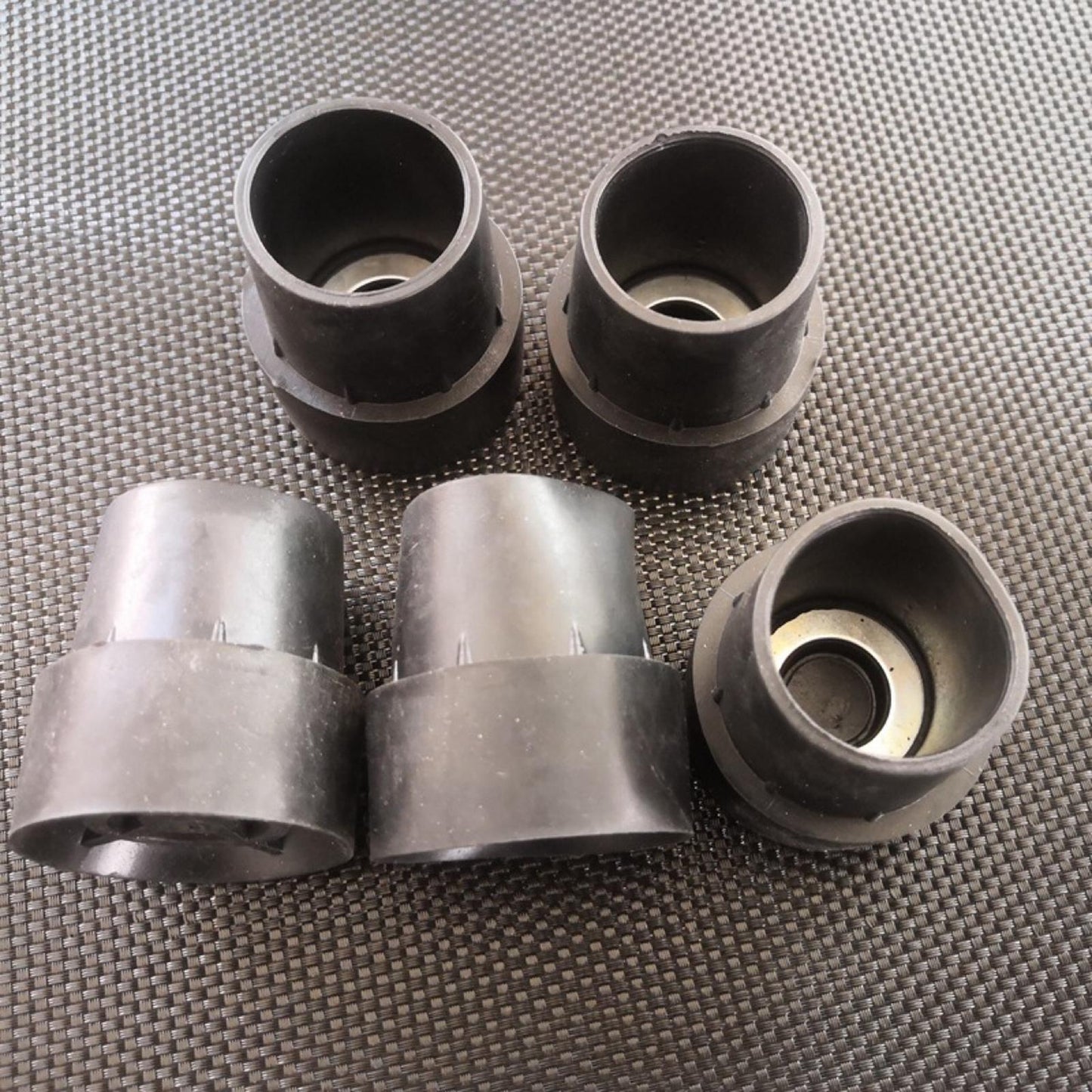 12Pcs Trampoline Leg Cover Feet Cover Pad Rubber Protector for Round Tube