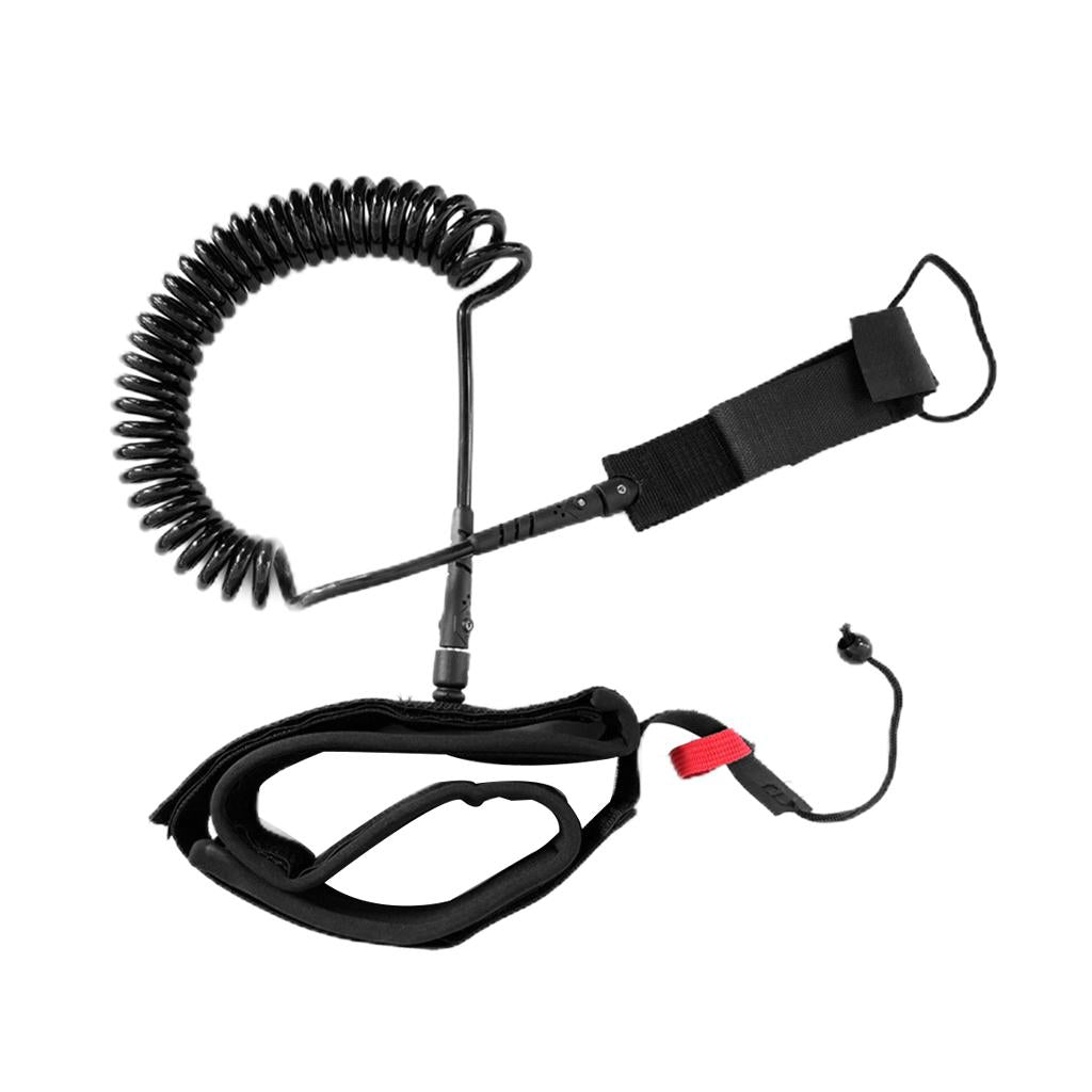 10 Feet Surfboard Waist Stretch Rope Adjustable Leash TPU Stand up Paddle