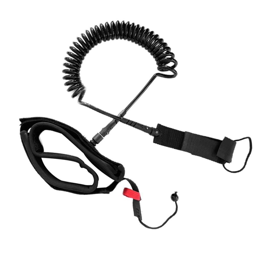 10 Feet Surfboard Waist Stretch Rope Adjustable Leash TPU Stand up Paddle