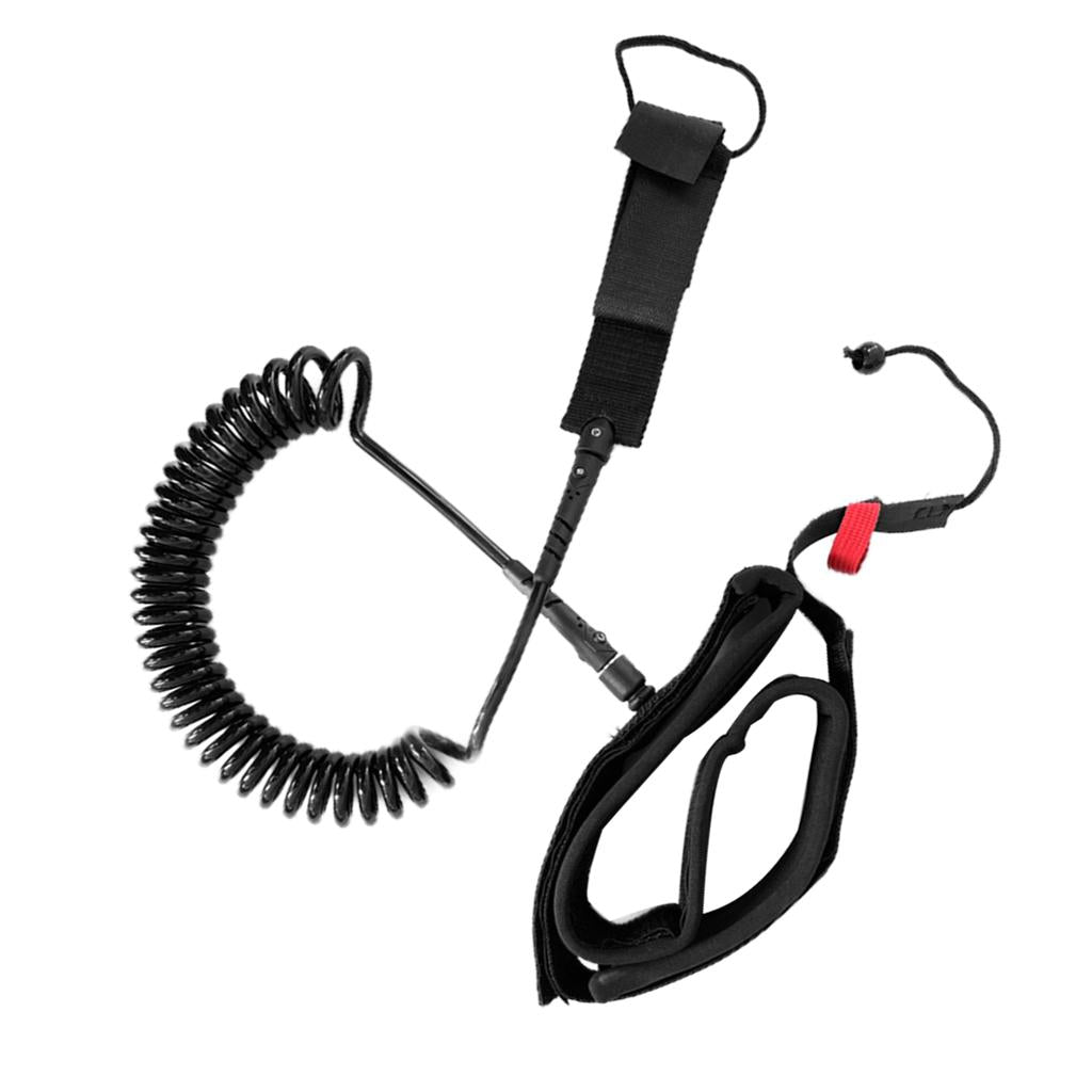 10 Feet Surfboard Waist Stretch Rope Adjustable Leash TPU Stand up Paddle