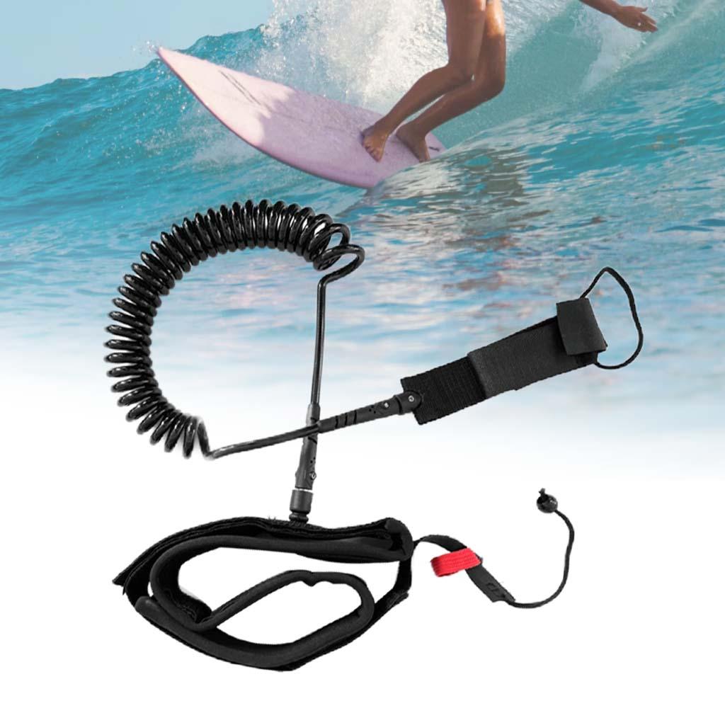 10 Feet Surfboard Waist Stretch Rope Adjustable Leash TPU Stand up Paddle