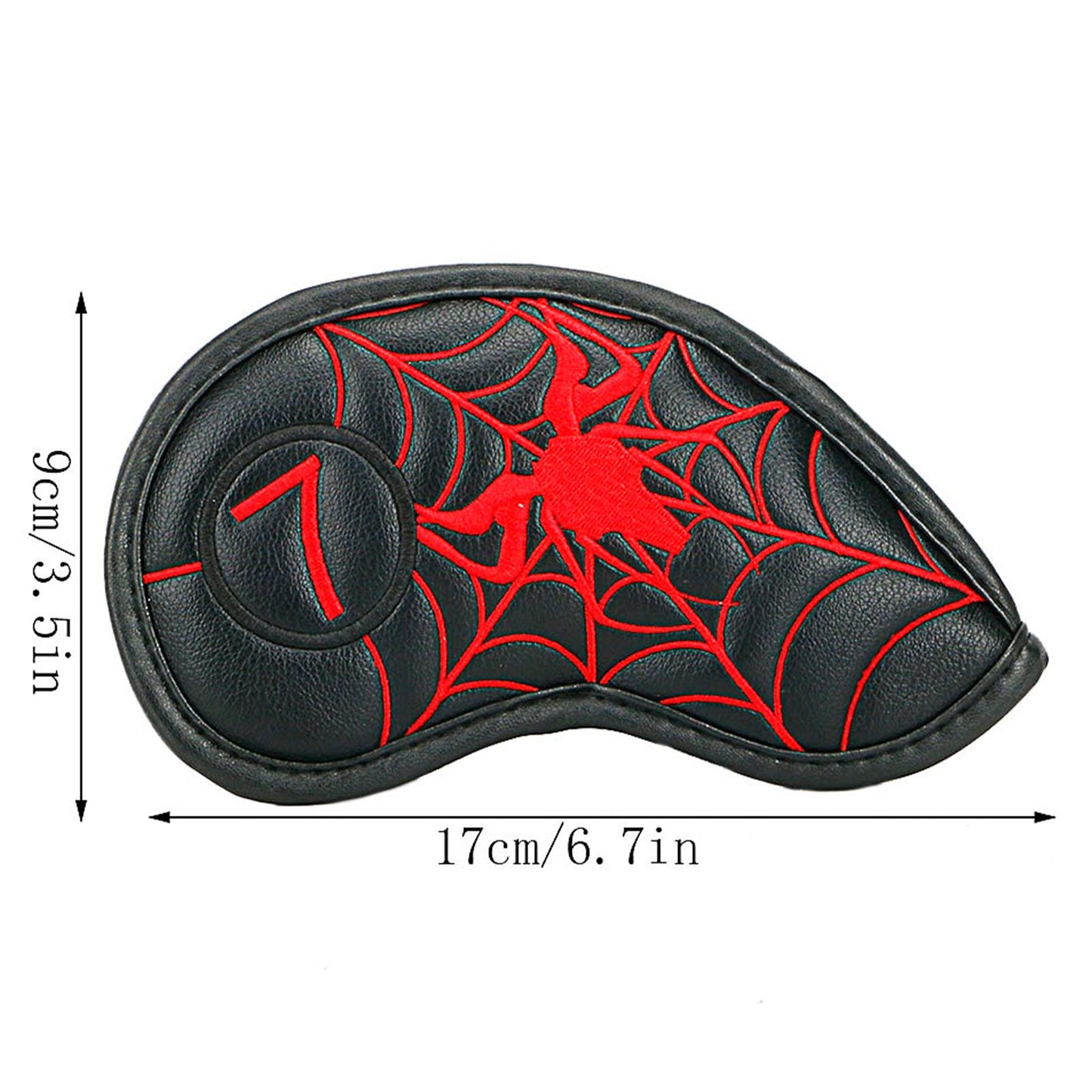 10Pcs/Pack Golf Club Iron Headcover Set Accessories Outdoor Black