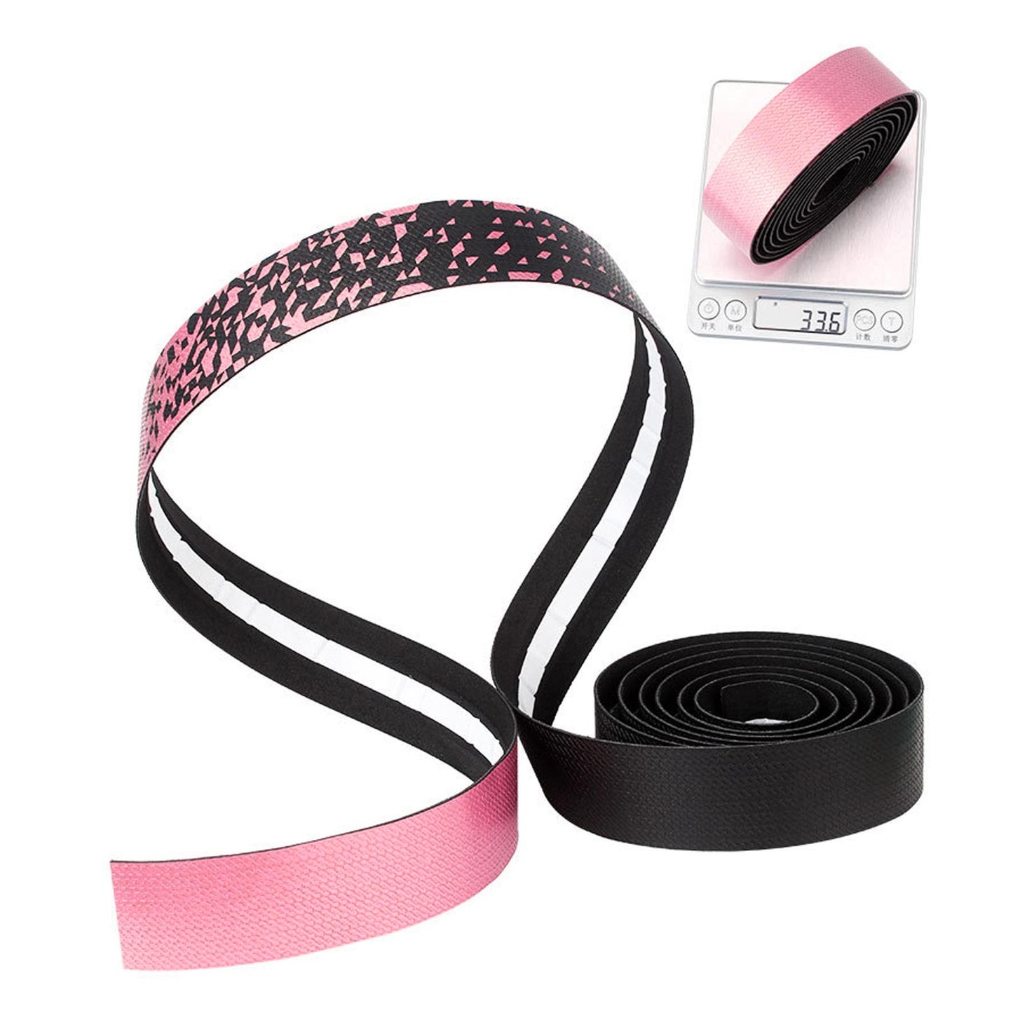 2PACK Road Bike Handlebar Tape Bicycle Drop Bar Wrap Outdoor Sports Non slip Pink