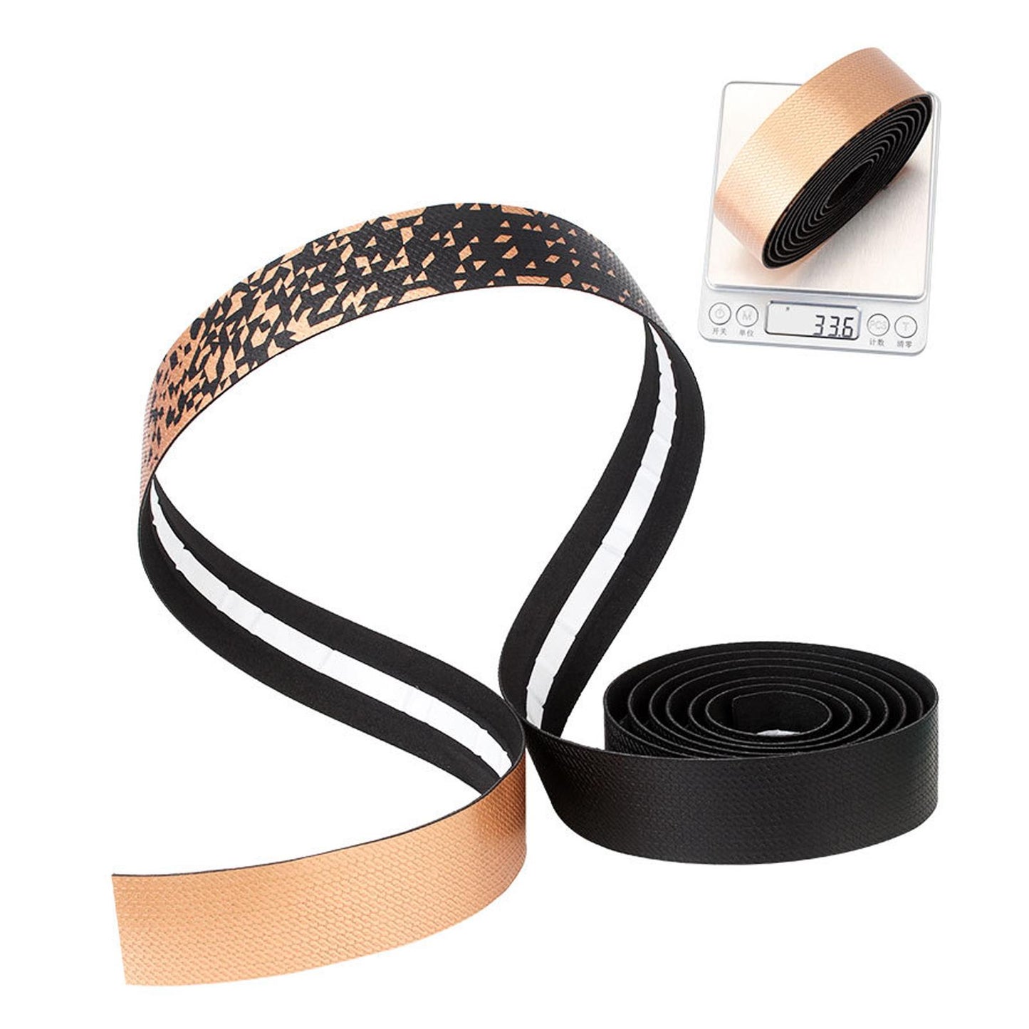 2PACK Road Bike Handlebar Tape Bicycle Drop Bar Wrap Outdoor Sports Non slip Gold