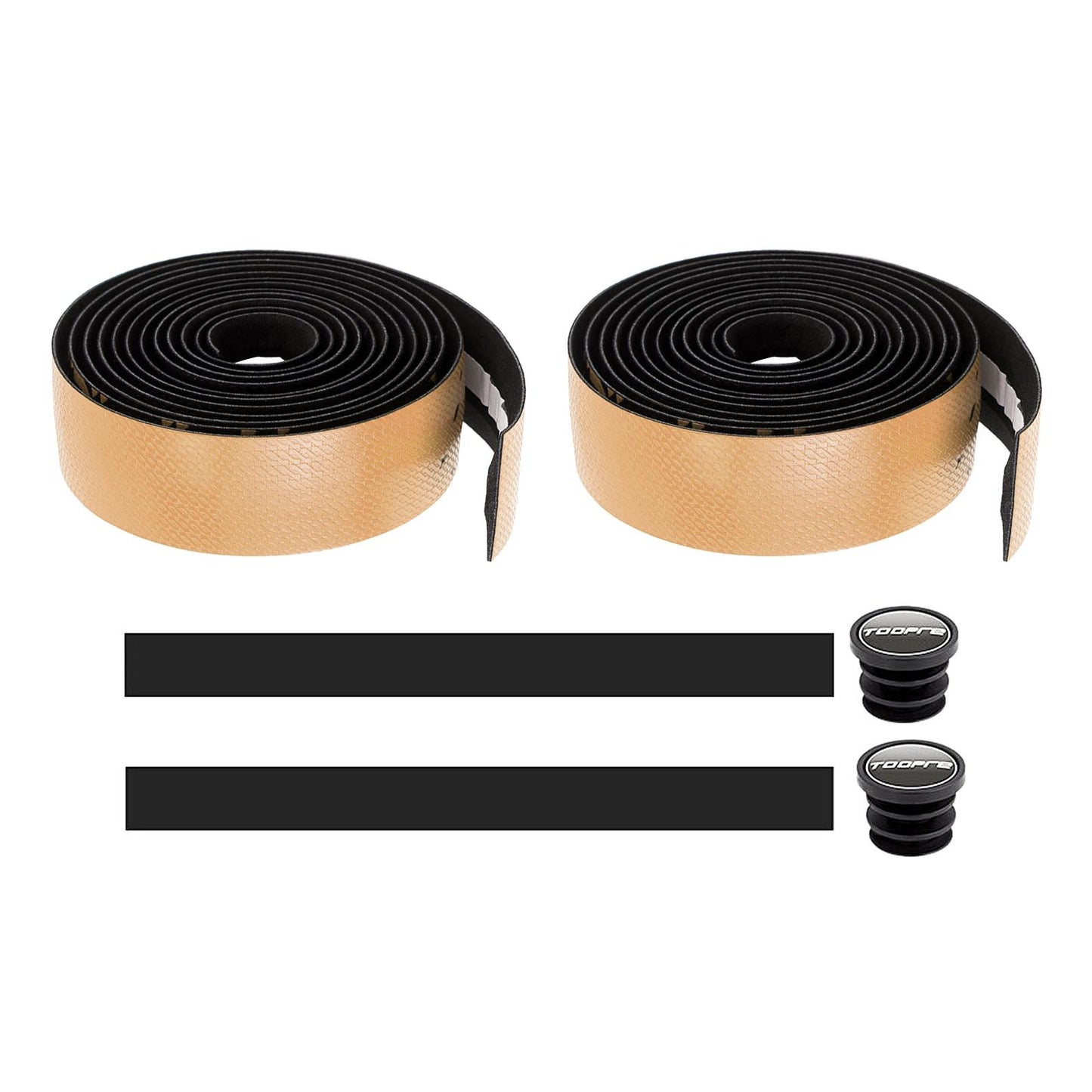 2PACK Road Bike Handlebar Tape Bicycle Drop Bar Wrap Outdoor Sports Non slip Gold