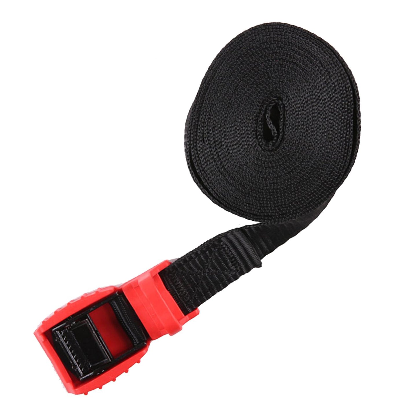 25mm Wide Tie Down Straps Bungee Cord Tow Rope Kayak Motorcycle Outdoor 6m