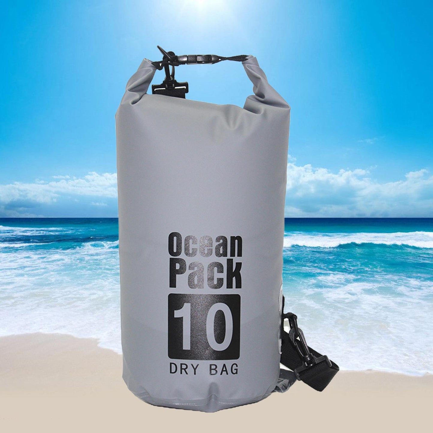 10L Waterproof Dry Bag Floating Storage Pack Boating Water Resistant Beach