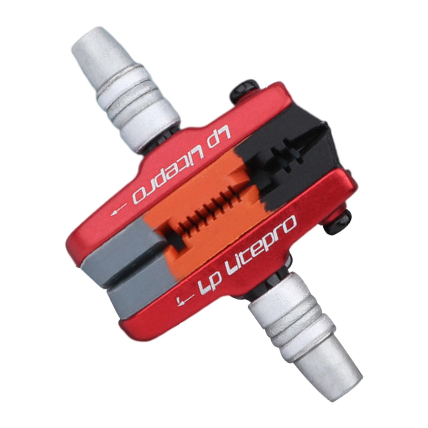 2pcs Premium Bike Brake Blocks Bicycle V Brake Pads Break System Red