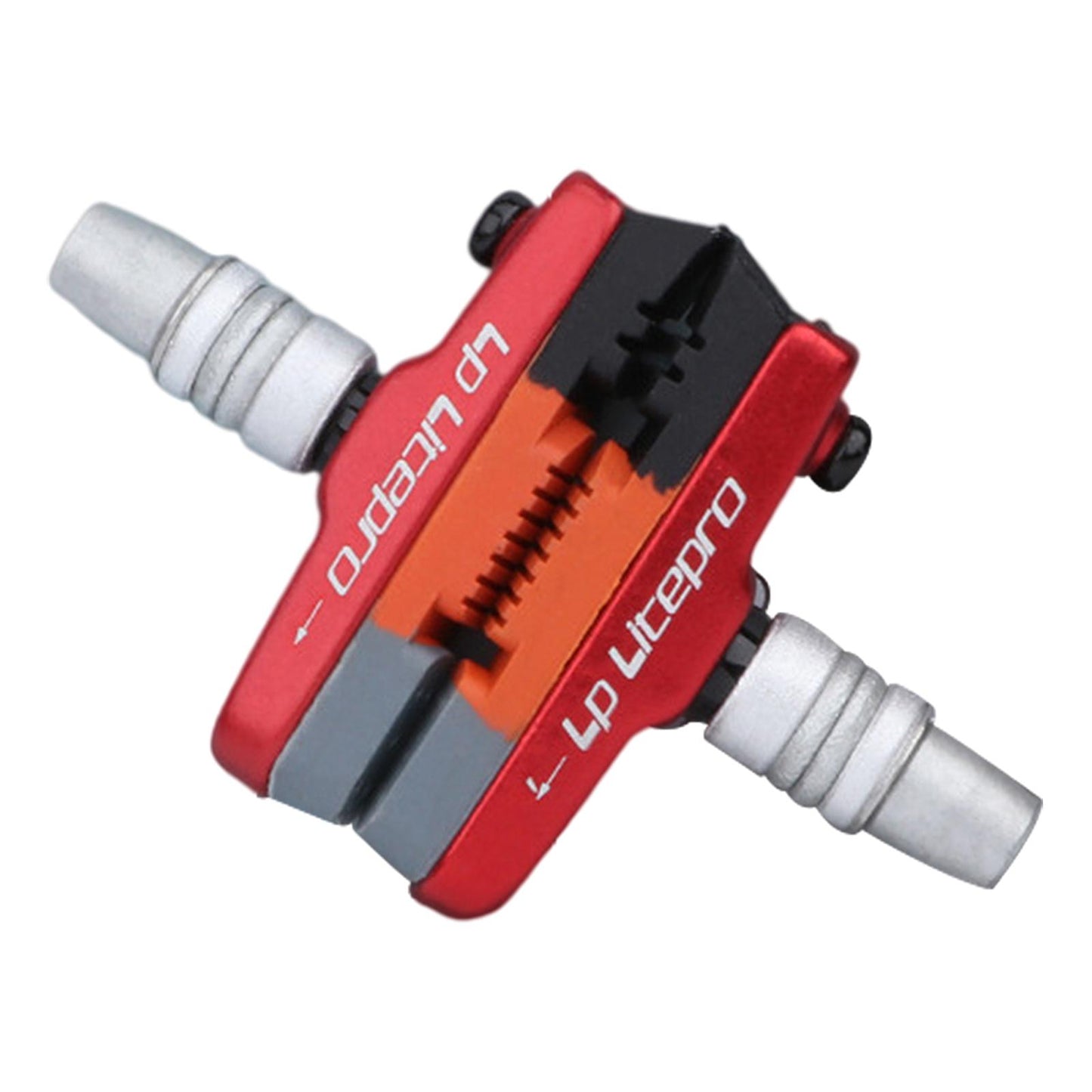 2pcs Premium Bike Brake Blocks Bicycle V Brake Pads Break System Red