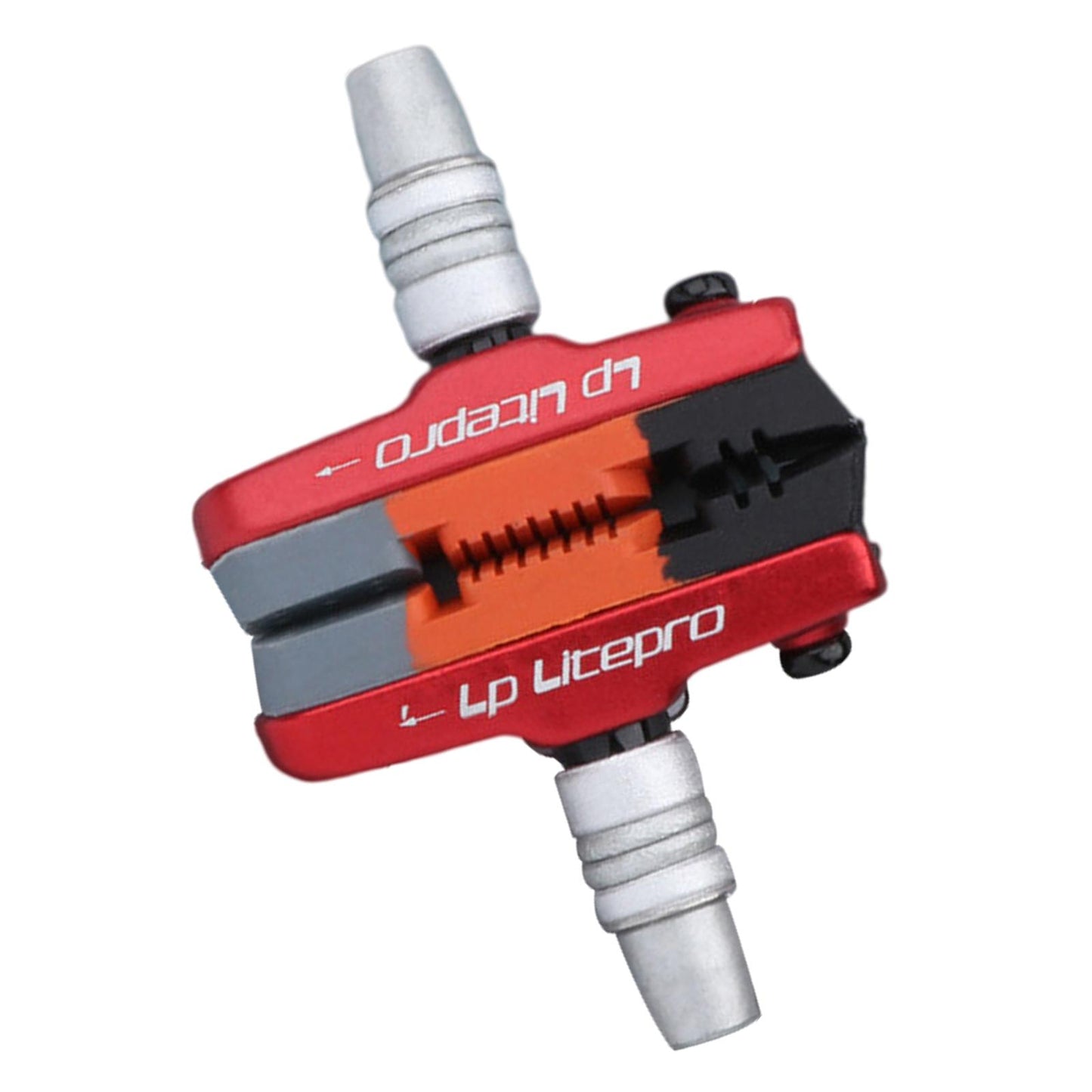 2pcs Premium Bike Brake Blocks Bicycle V Brake Pads Break System Red