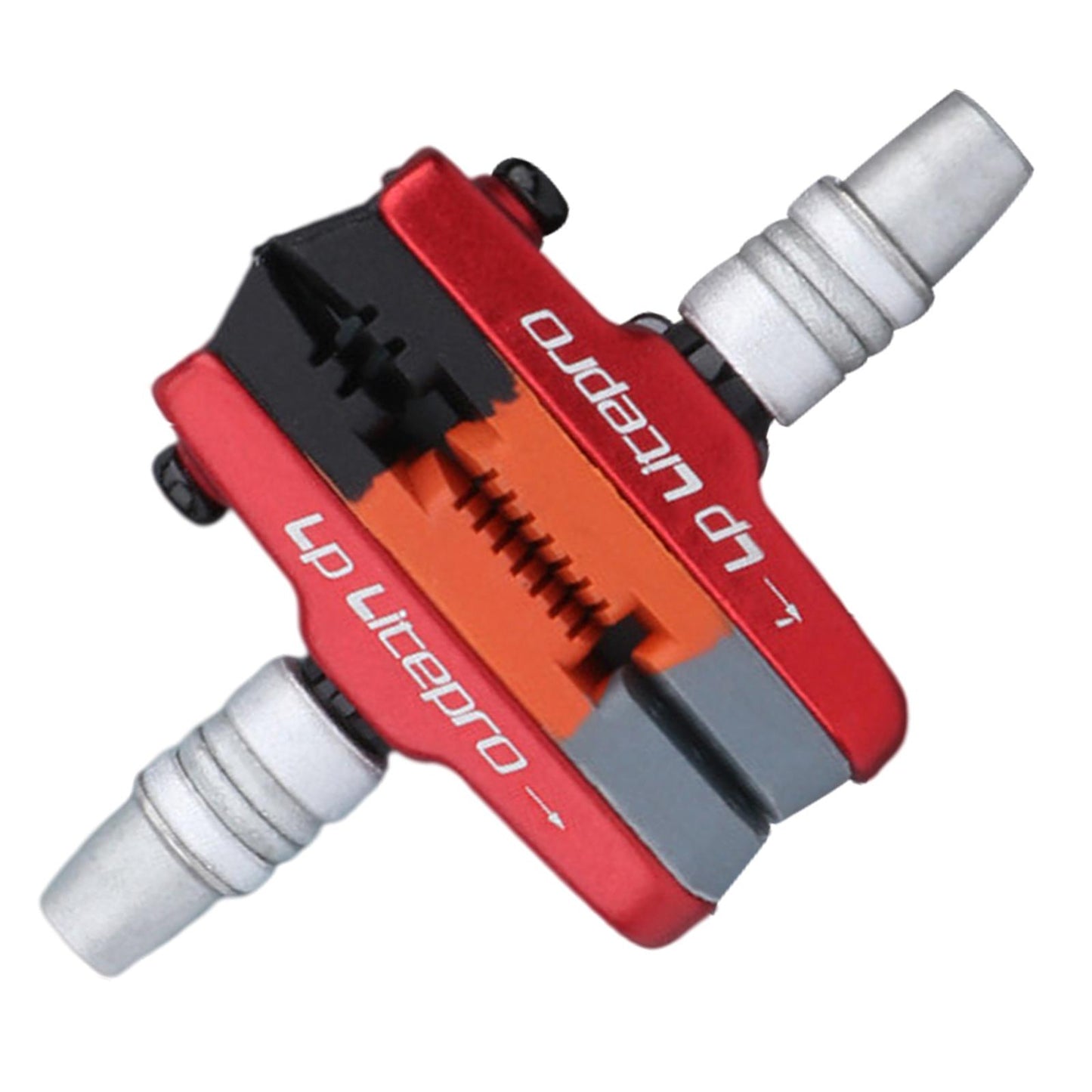 2pcs Premium Bike Brake Blocks Bicycle V Brake Pads Break System Red