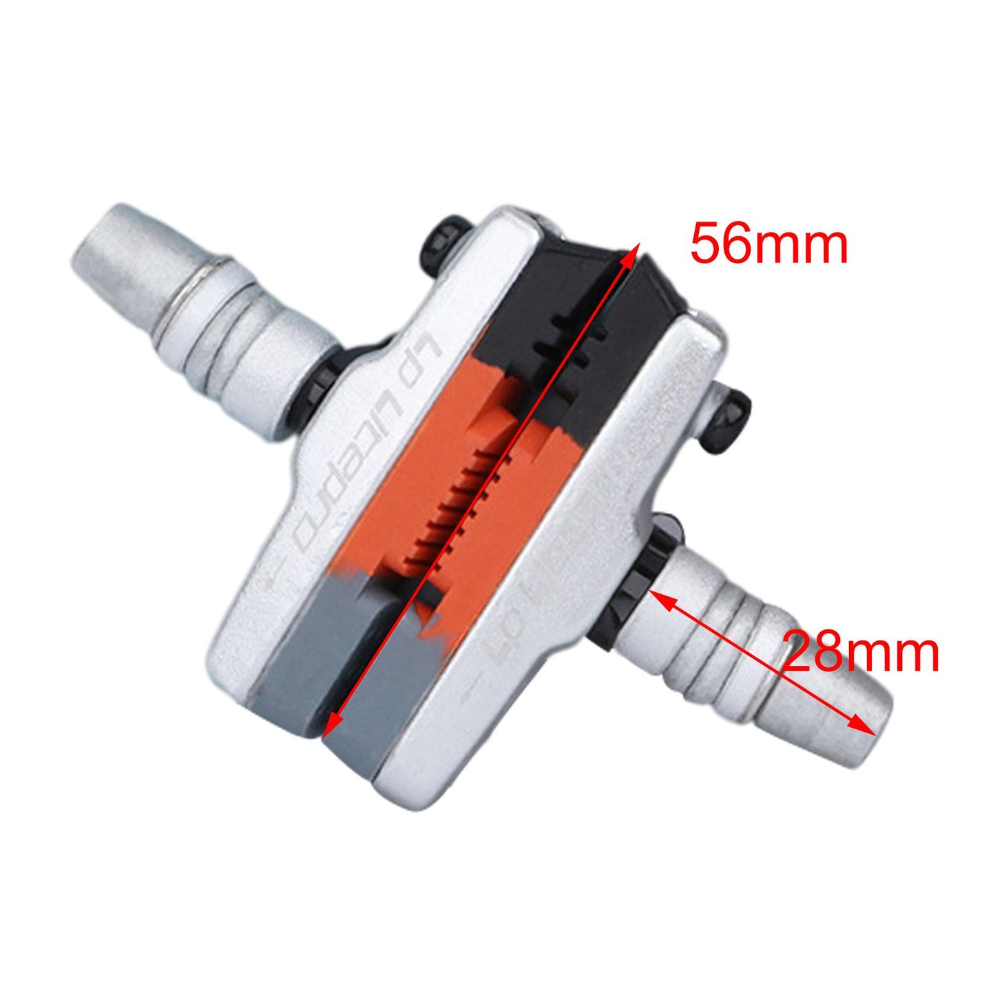 2pcs Premium Bike Brake Blocks Bicycle V Brake Pads Break System Silver