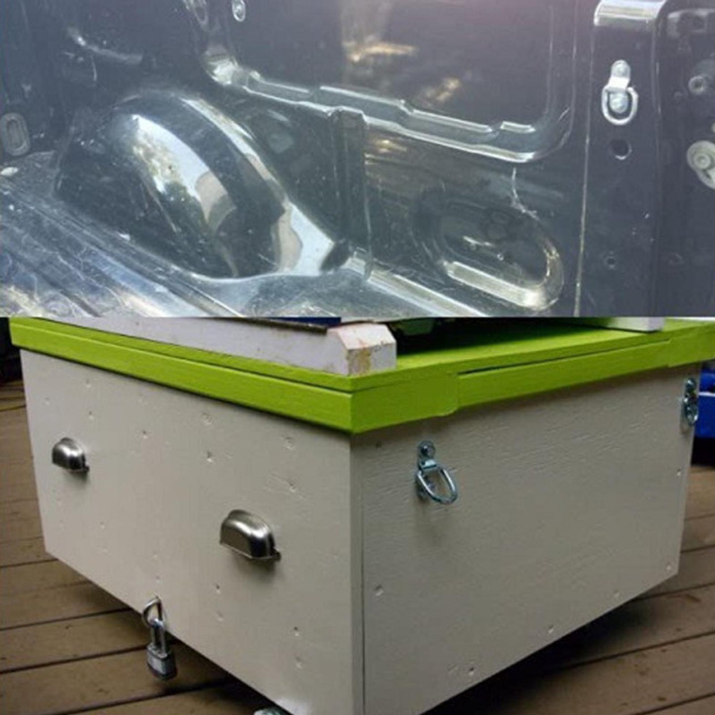 10x D Rings Lashing Rings Floor Mount Trailer Anchors for Canoe Boats ATV