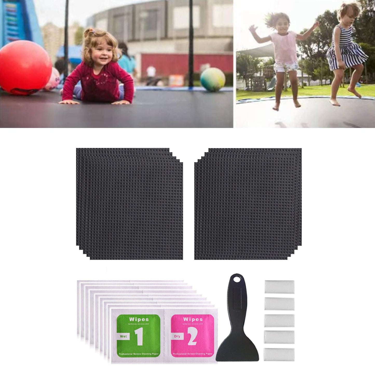 10x Large Trampoline Repair Patches 4 inch Durable Sports  Repair Kit