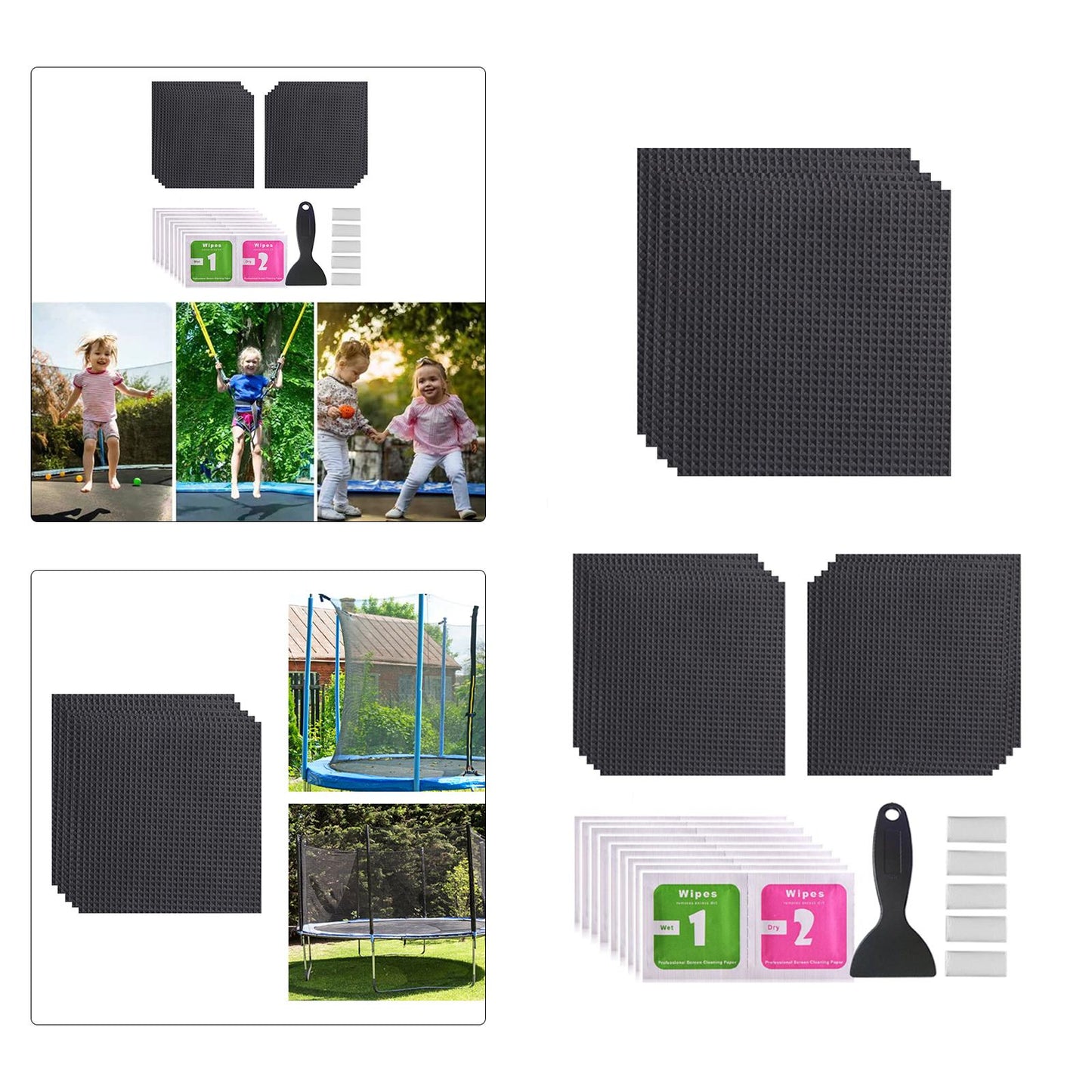 10x Large Trampoline Repair Patches 4 inch Durable Sports  Repair Kit