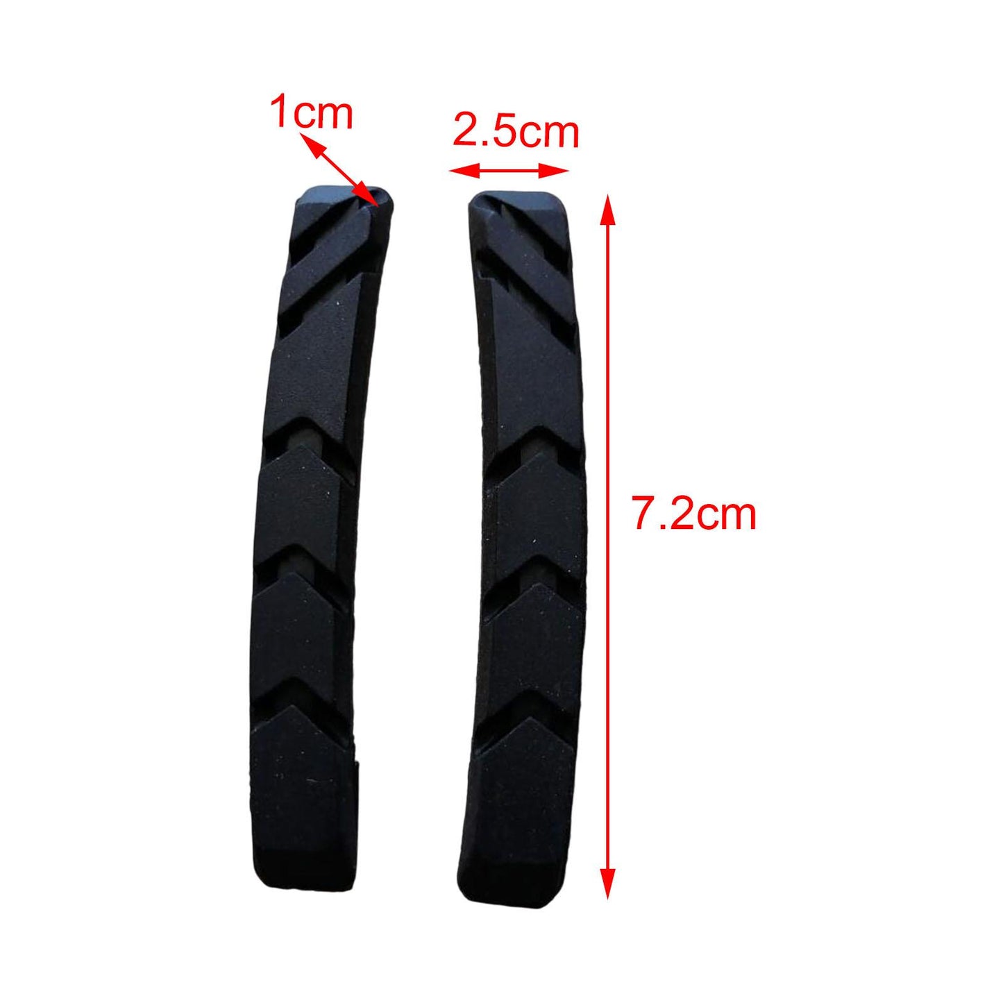 2Pcs V Brake Blocks Mountain Bike Bicycle Pads MTB Cycling Shoes Style A