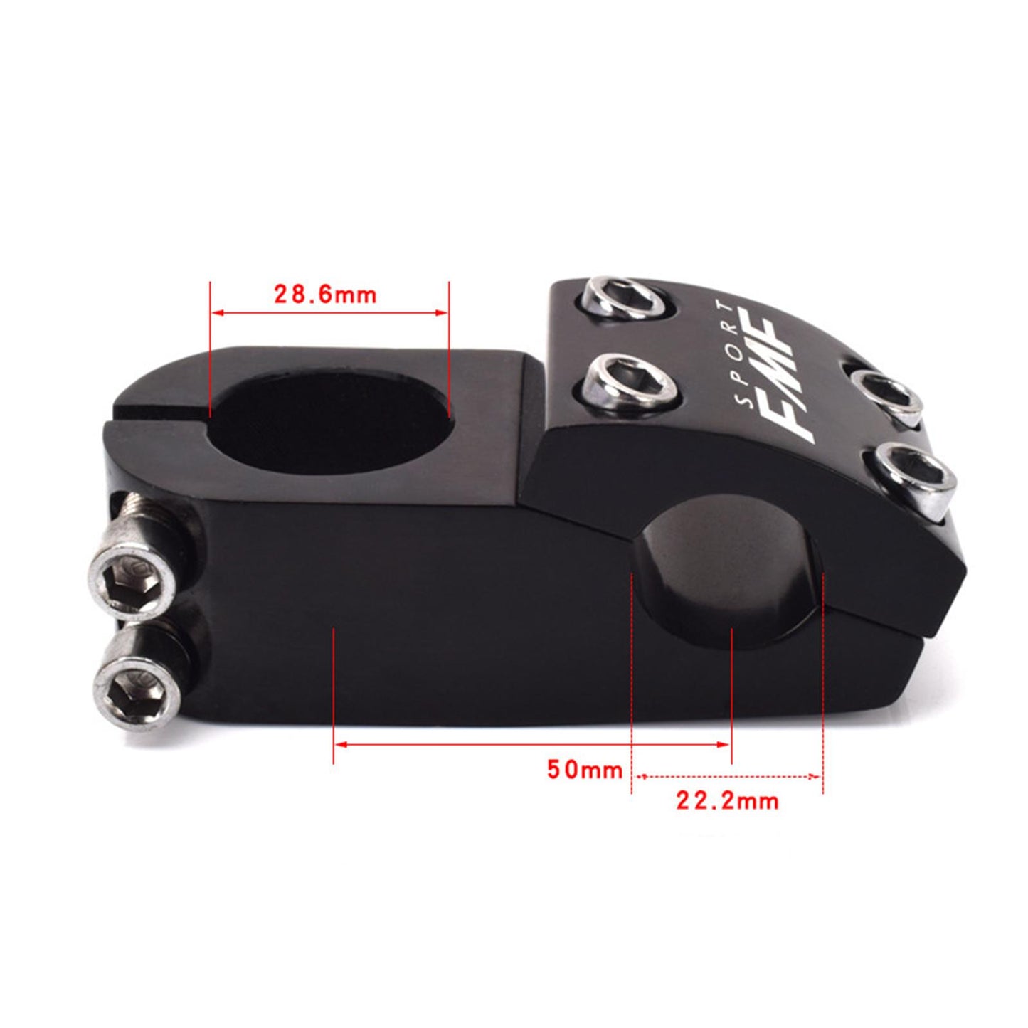 28.6/22.2mm Mountain Bike Stem Short Stem FOR Bicycle BMX Handlebar Black
