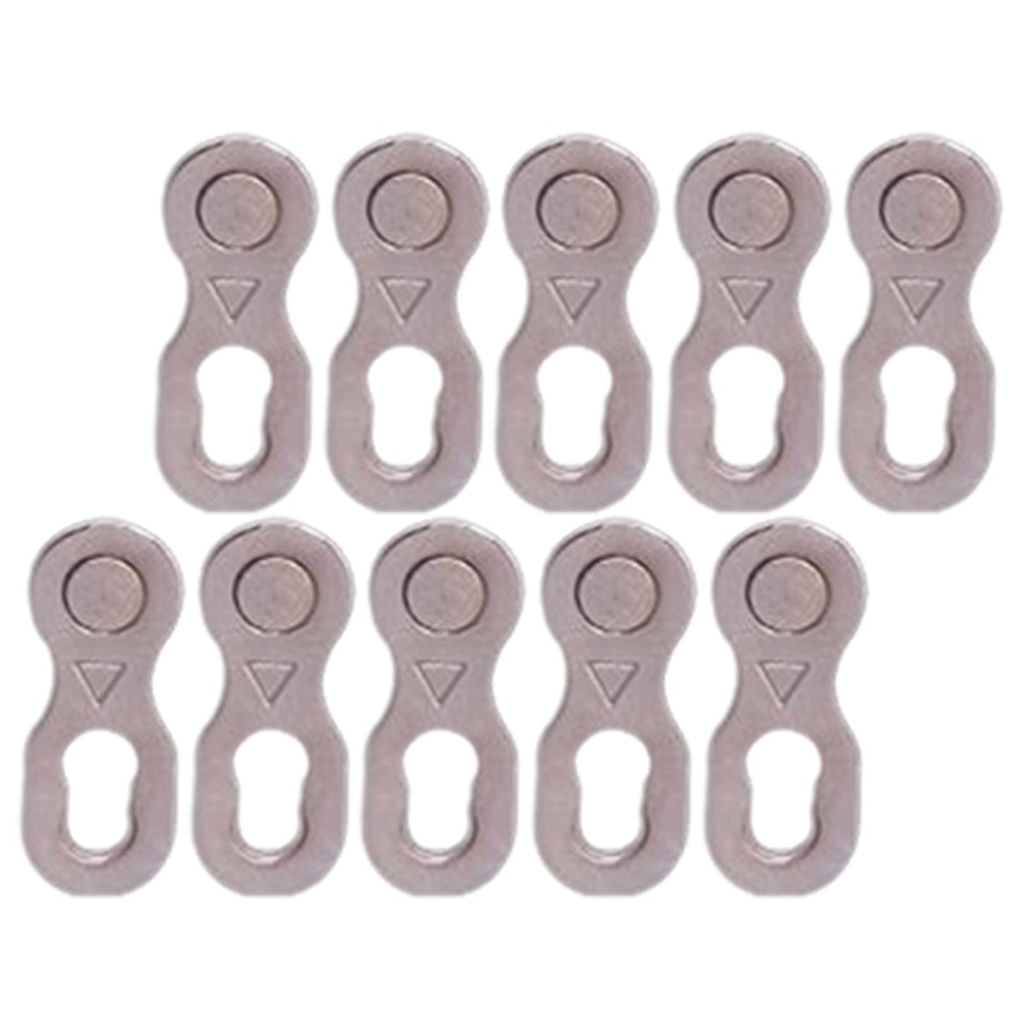 10 Pieces Chain Link Bike Connector Bicycle Chain Quick  678 Speed Silver