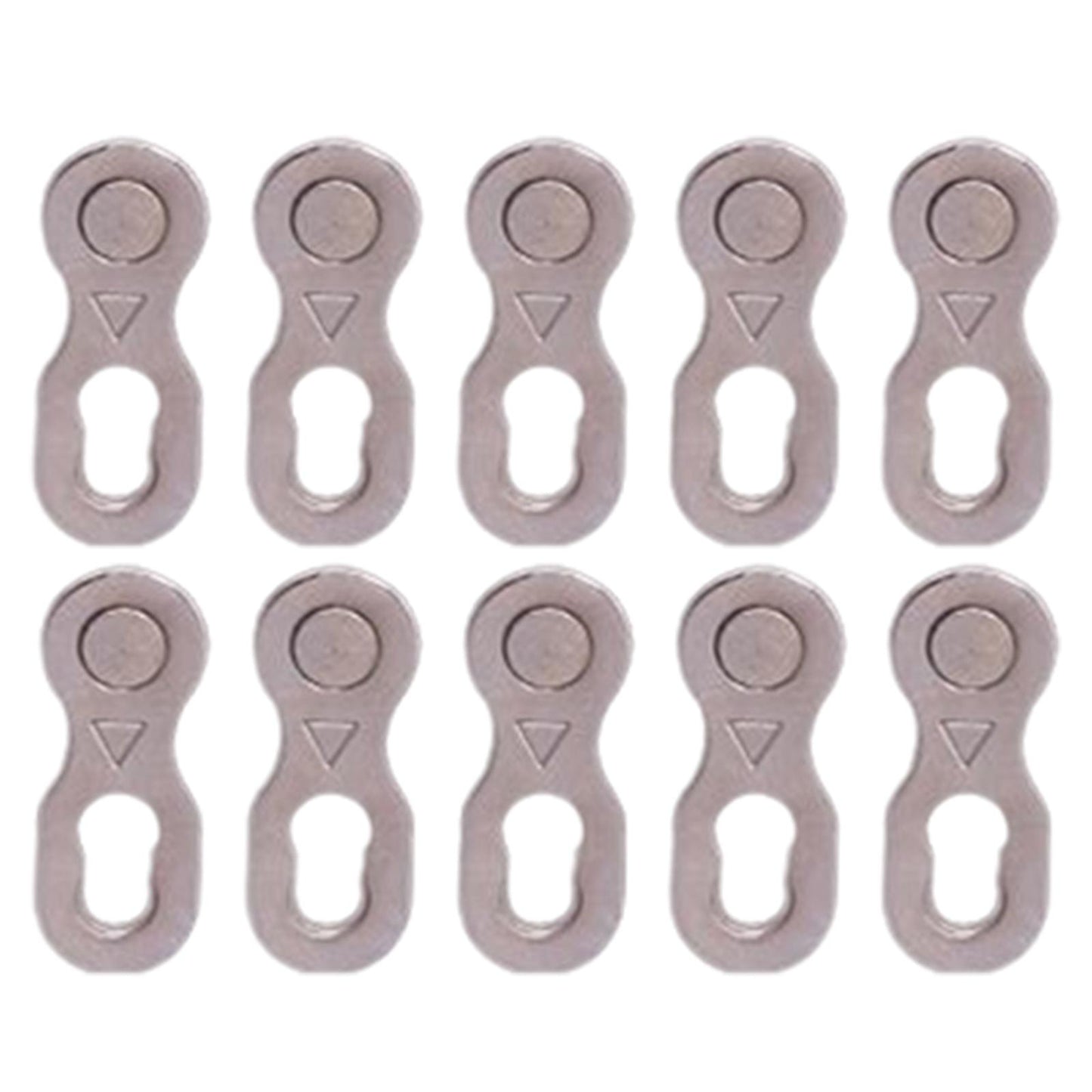 10 Pieces Chain Link Bike Connector Bicycle Chain Quick  678 Speed Silver