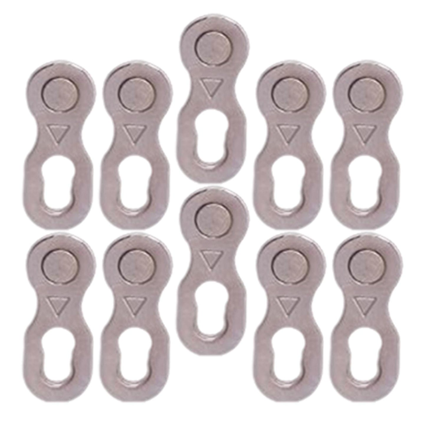 10 Pieces Chain Link Bike Connector Bicycle Chain Quick  678 Speed Silver