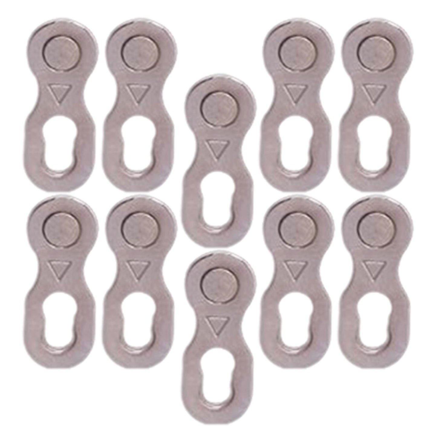 10 Pieces Chain Link Bike Connector Bicycle Chain Quick  678 Speed Silver