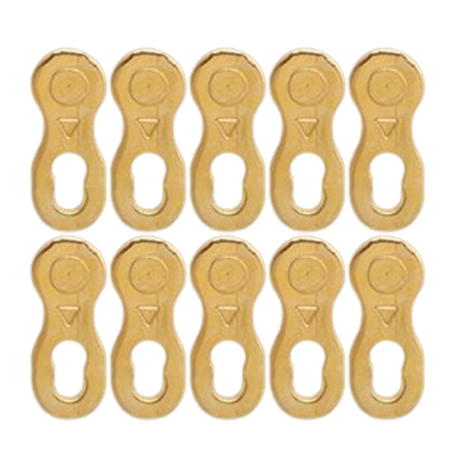 10 Pieces Chain Link Bike Connector Bicycle Chain Quick  678 Speed Gold