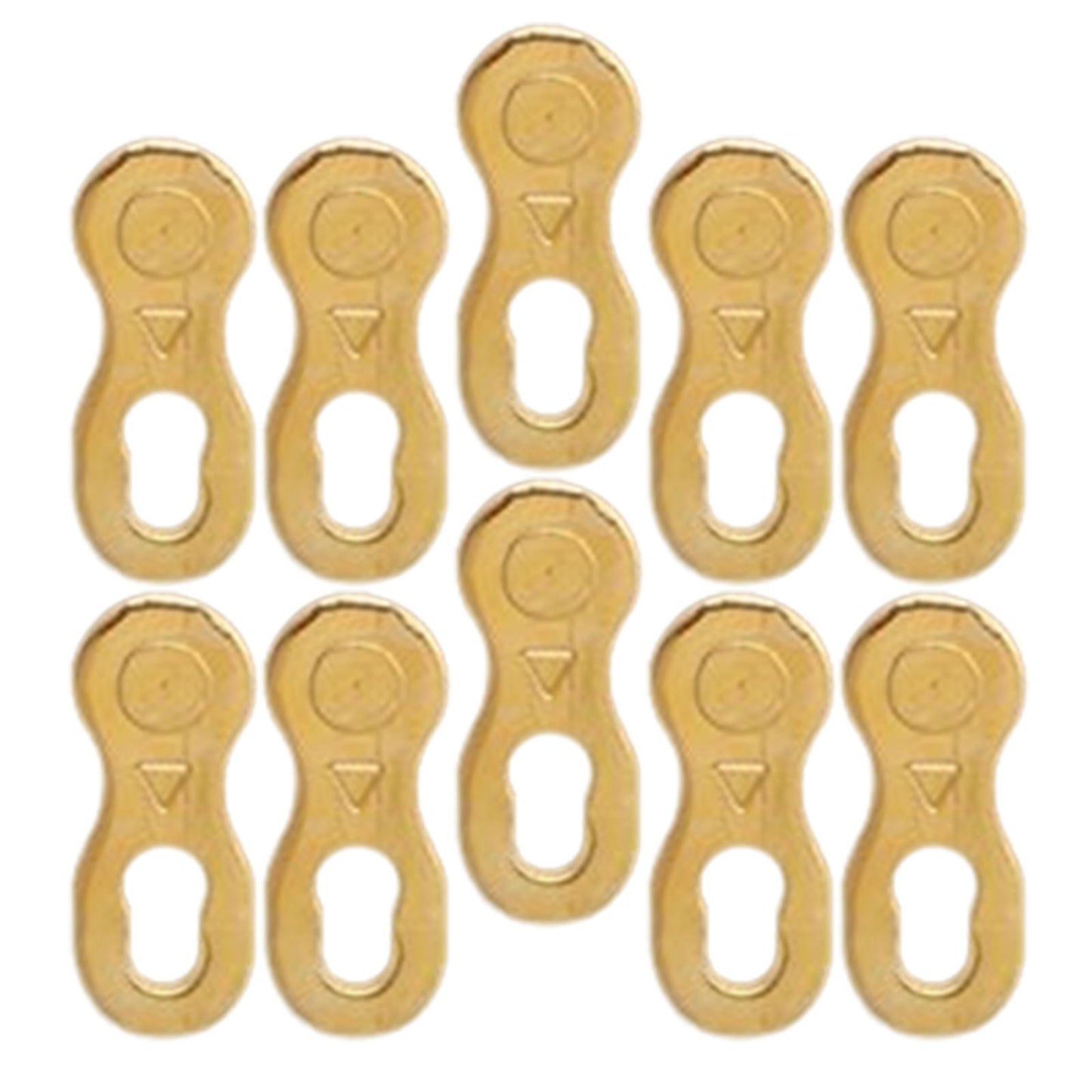 10 Pieces Chain Link Bike Connector Bicycle Chain Quick  678 Speed Gold