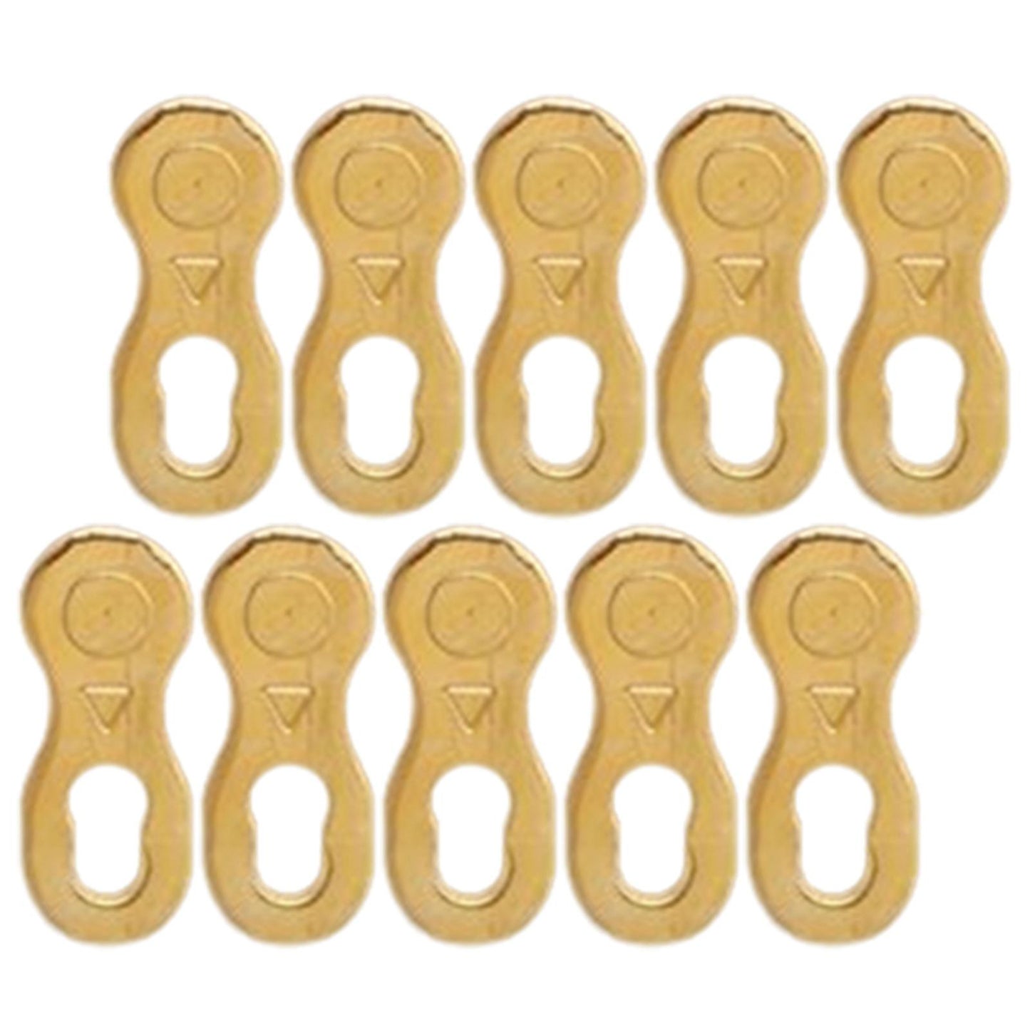 10 Pieces Chain Link Bike Connector Bicycle Chain Quick  678 Speed Gold