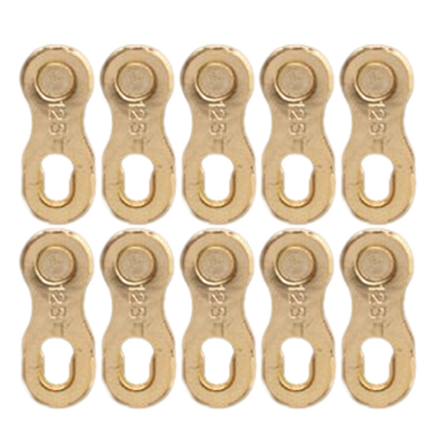 10 Pieces Chain Link Bike Connector Bicycle Chain Quick  12 Speed Gold