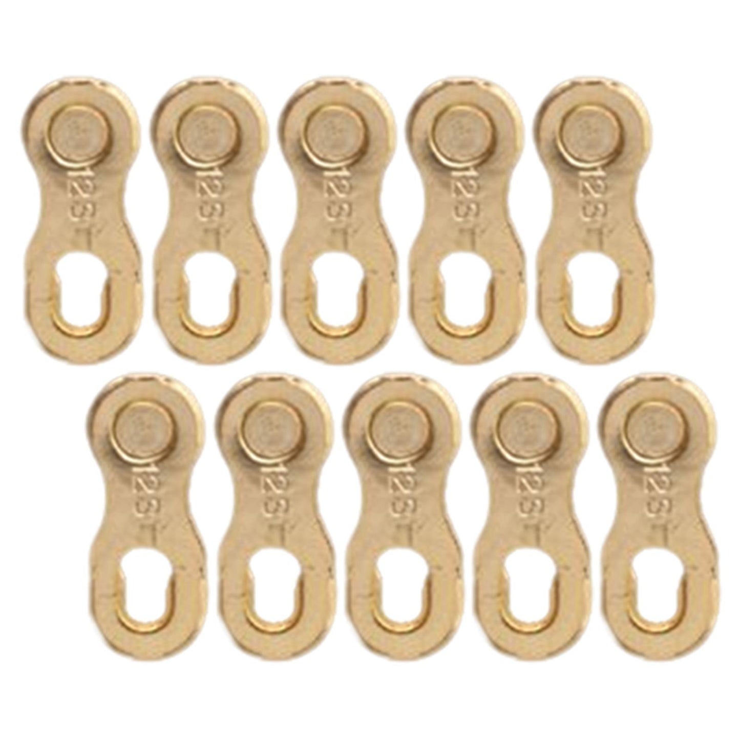 10 Pieces Chain Link Bike Connector Bicycle Chain Quick  12 Speed Gold