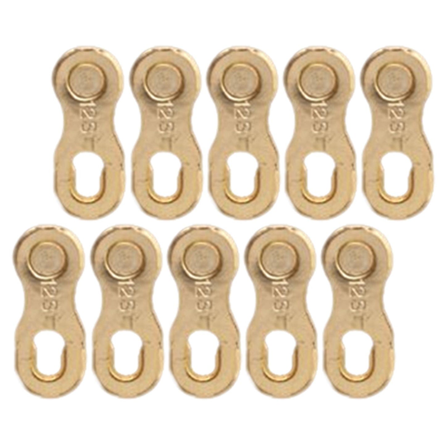10 Pieces Chain Link Bike Connector Bicycle Chain Quick  12 Speed Gold