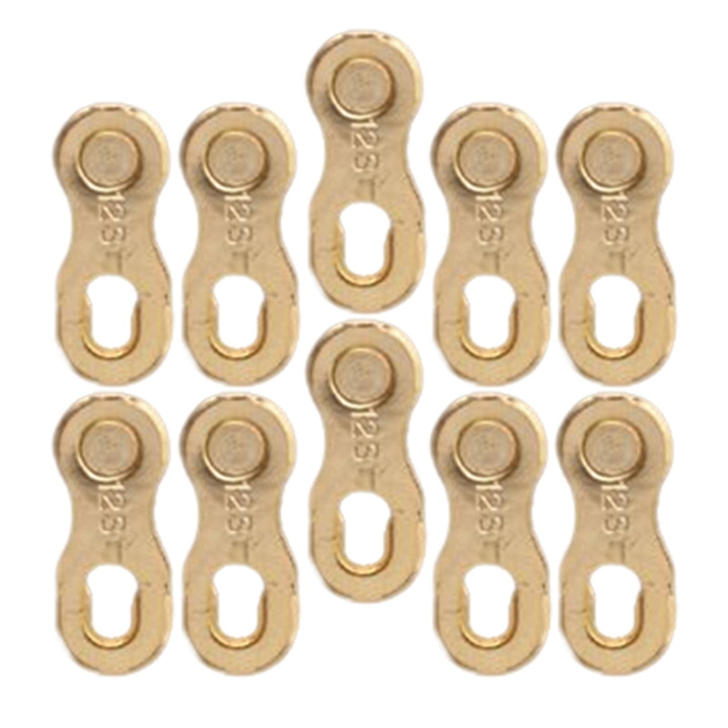 10 Pieces Chain Link Bike Connector Bicycle Chain Quick  12 Speed Gold