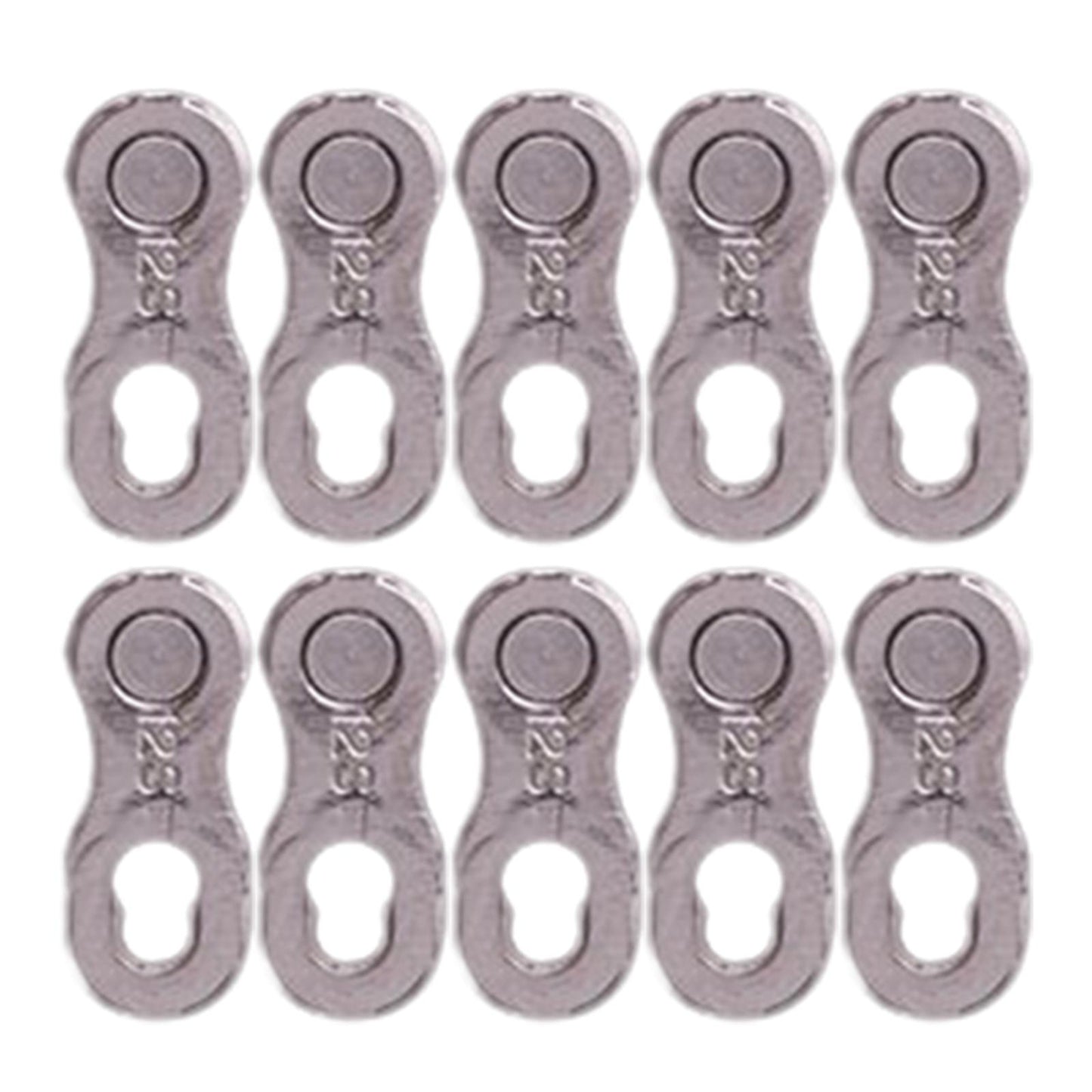 10 Pieces Chain Link Bike Connector Bicycle Chain Quick  12 Speed Silver