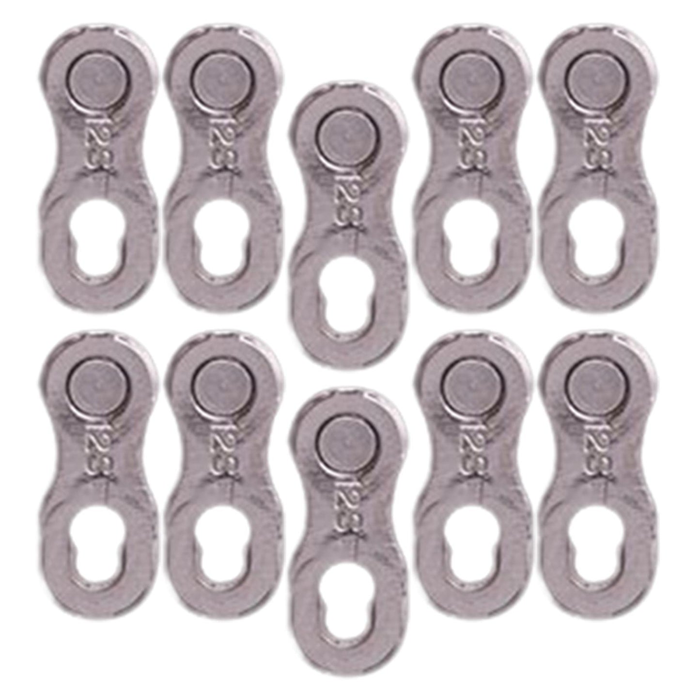 10 Pieces Chain Link Bike Connector Bicycle Chain Quick  12 Speed Silver