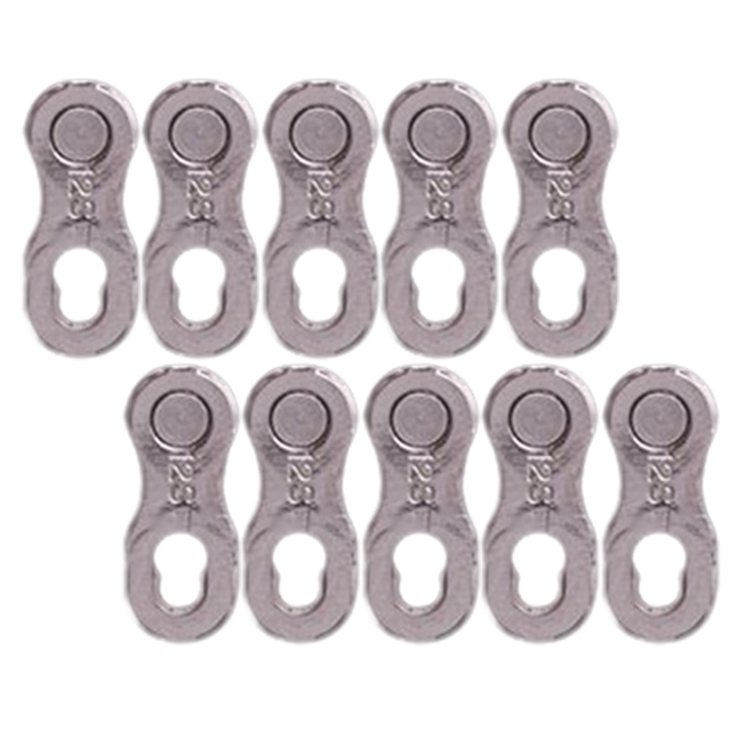 10 Pieces Chain Link Bike Connector Bicycle Chain Quick  12 Speed Silver