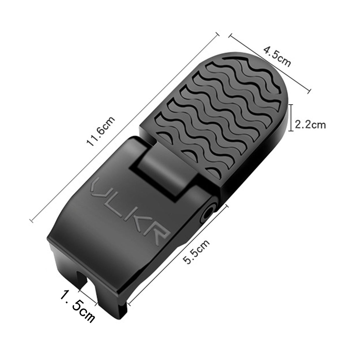 2Pc Motorbike Bike Rear Pedals Foot Peg Aluminum Alloy Bicycle Footrest 15mm