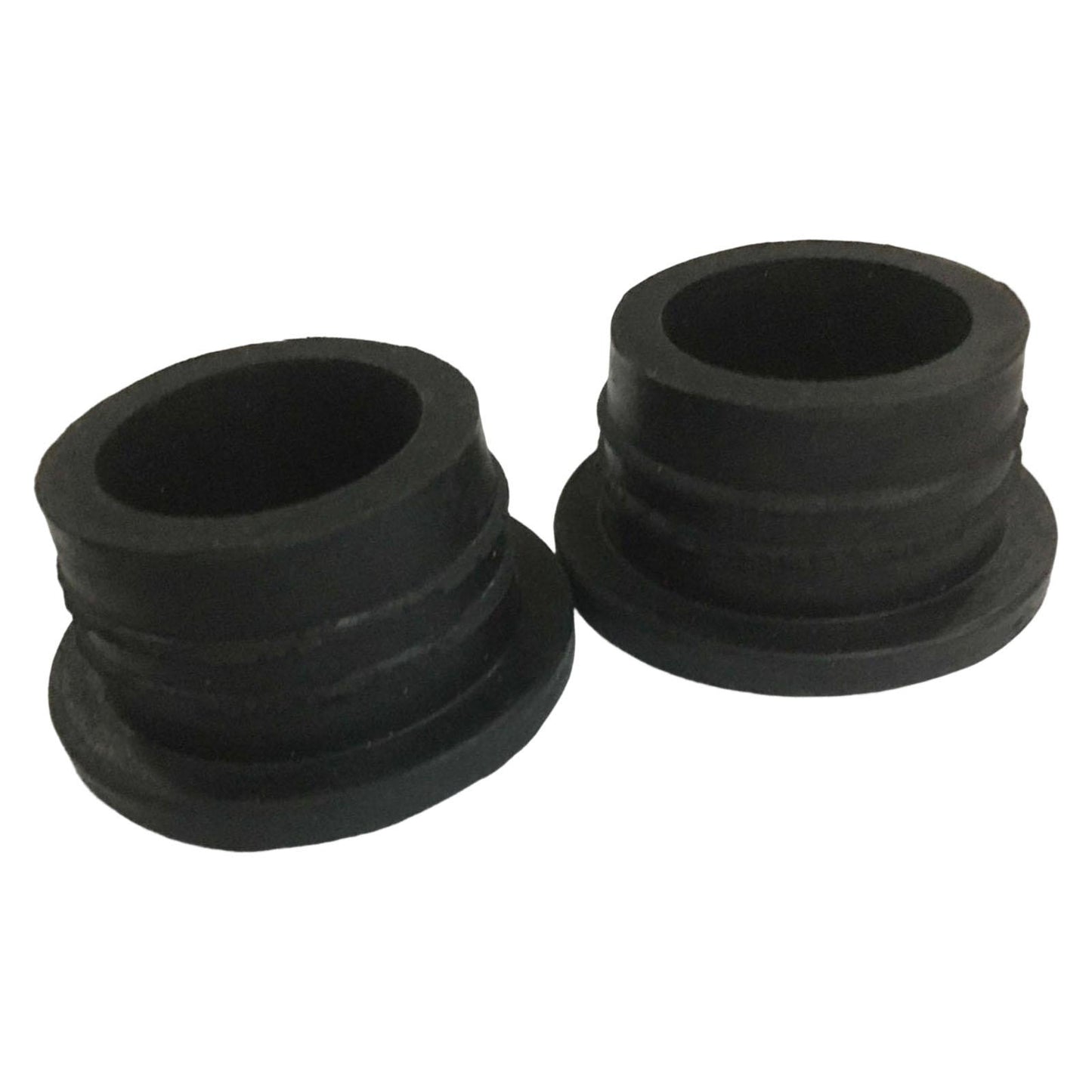2 Pieces Inground Pool Ladder Rubber Bumpers Ladder End Caps Replacement Black